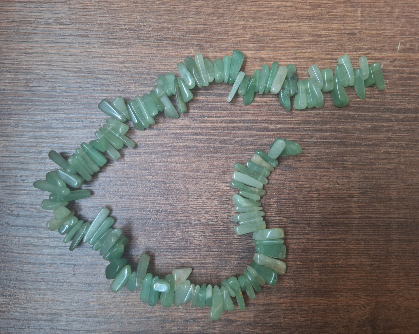 Vintage aventurine bead strand