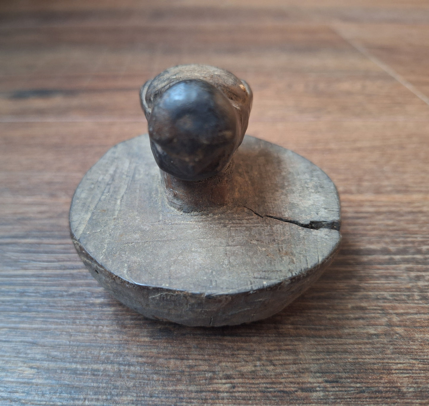 Antique Nepalese butter jar lid