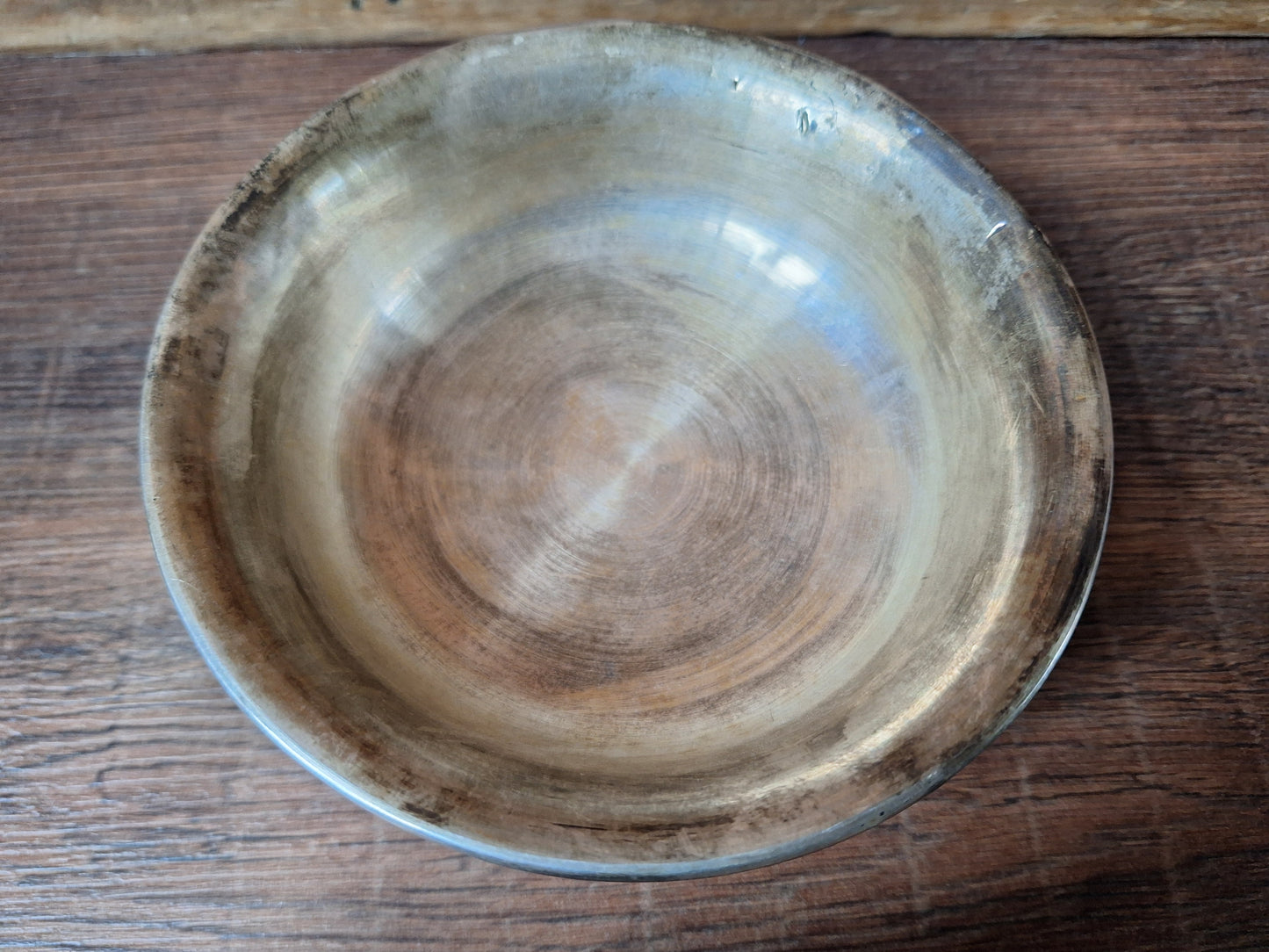 Vintage Mongolian silver offering bowl