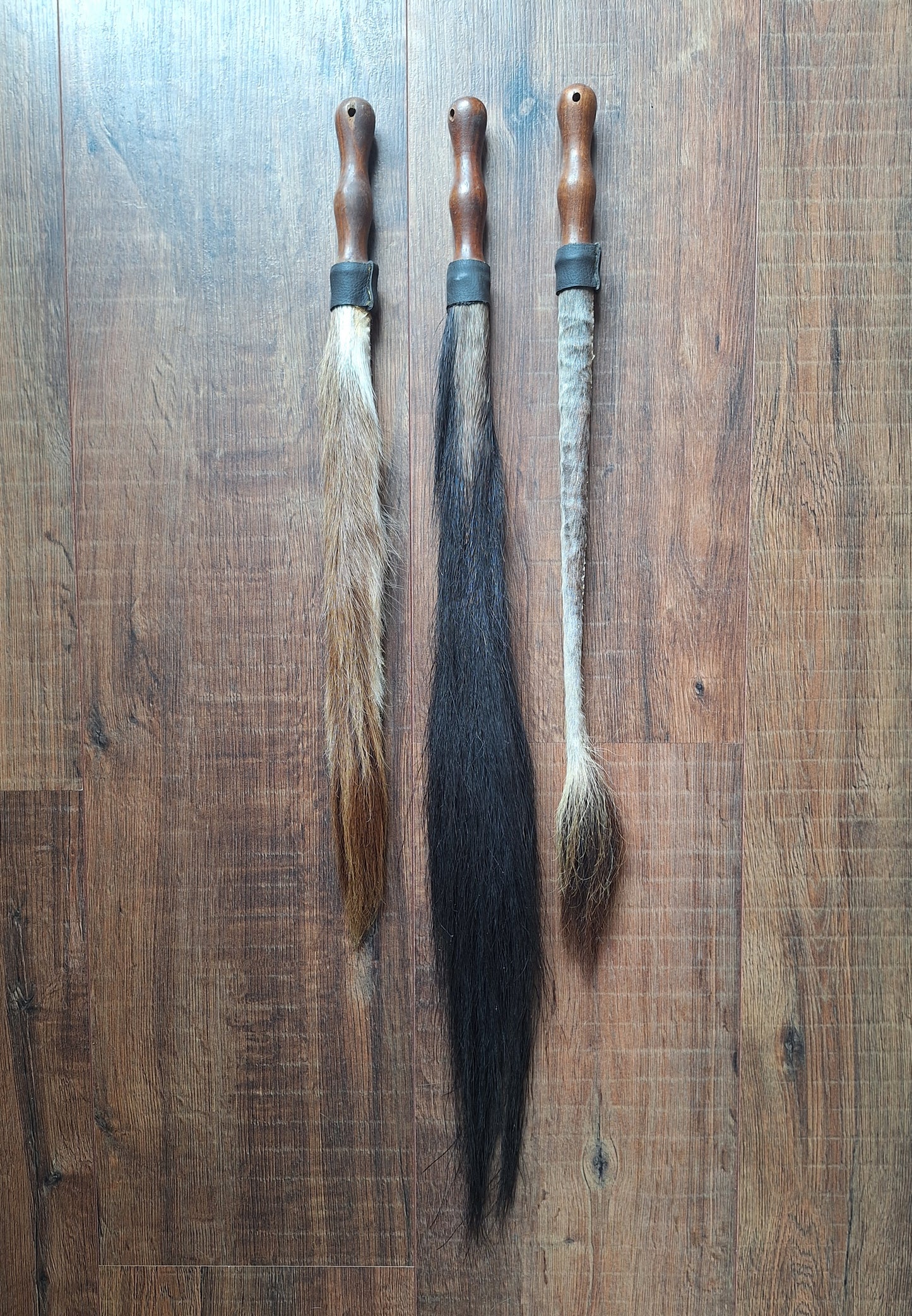 Vintage African fly whisks
