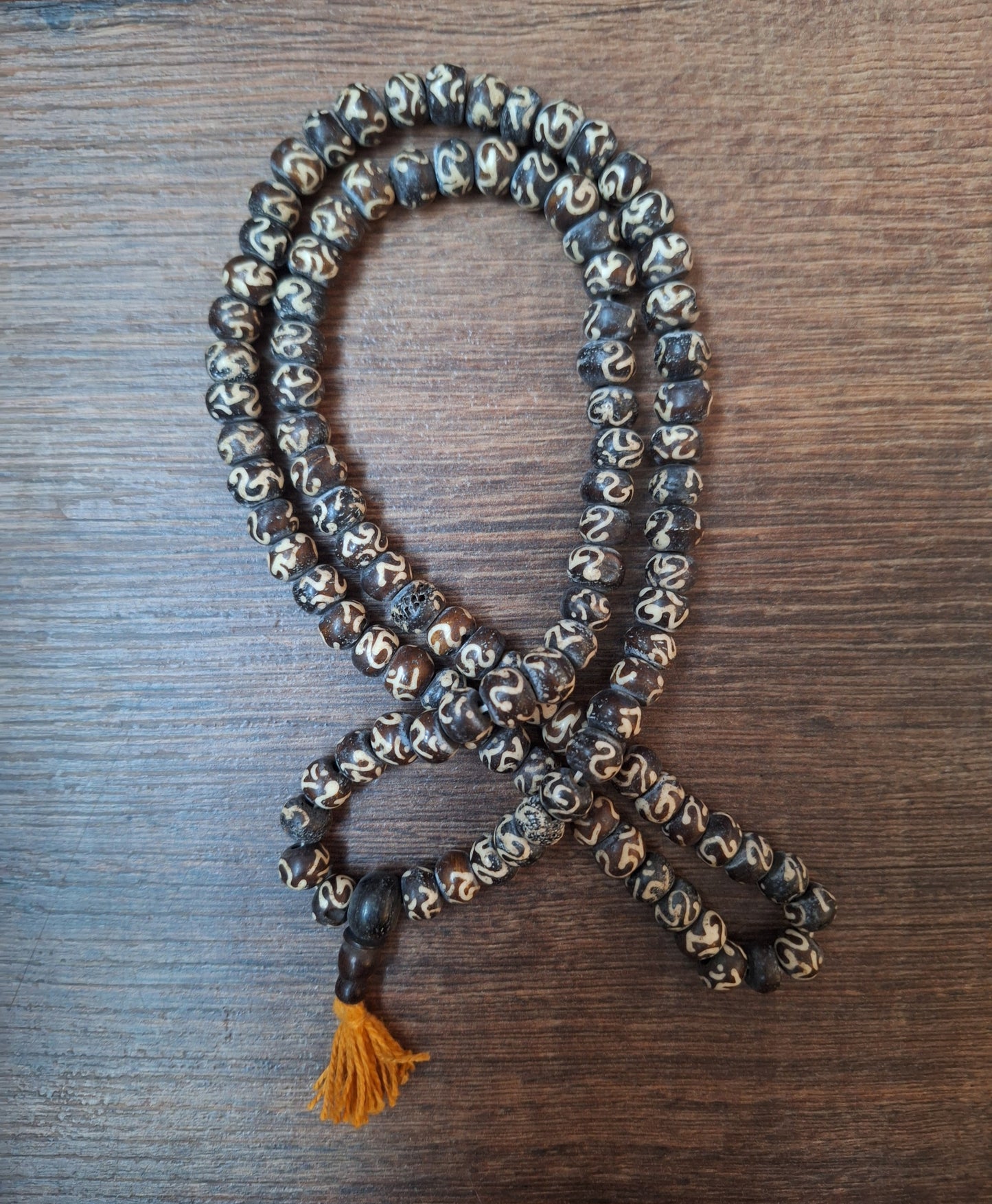 Vintage yak bone mala