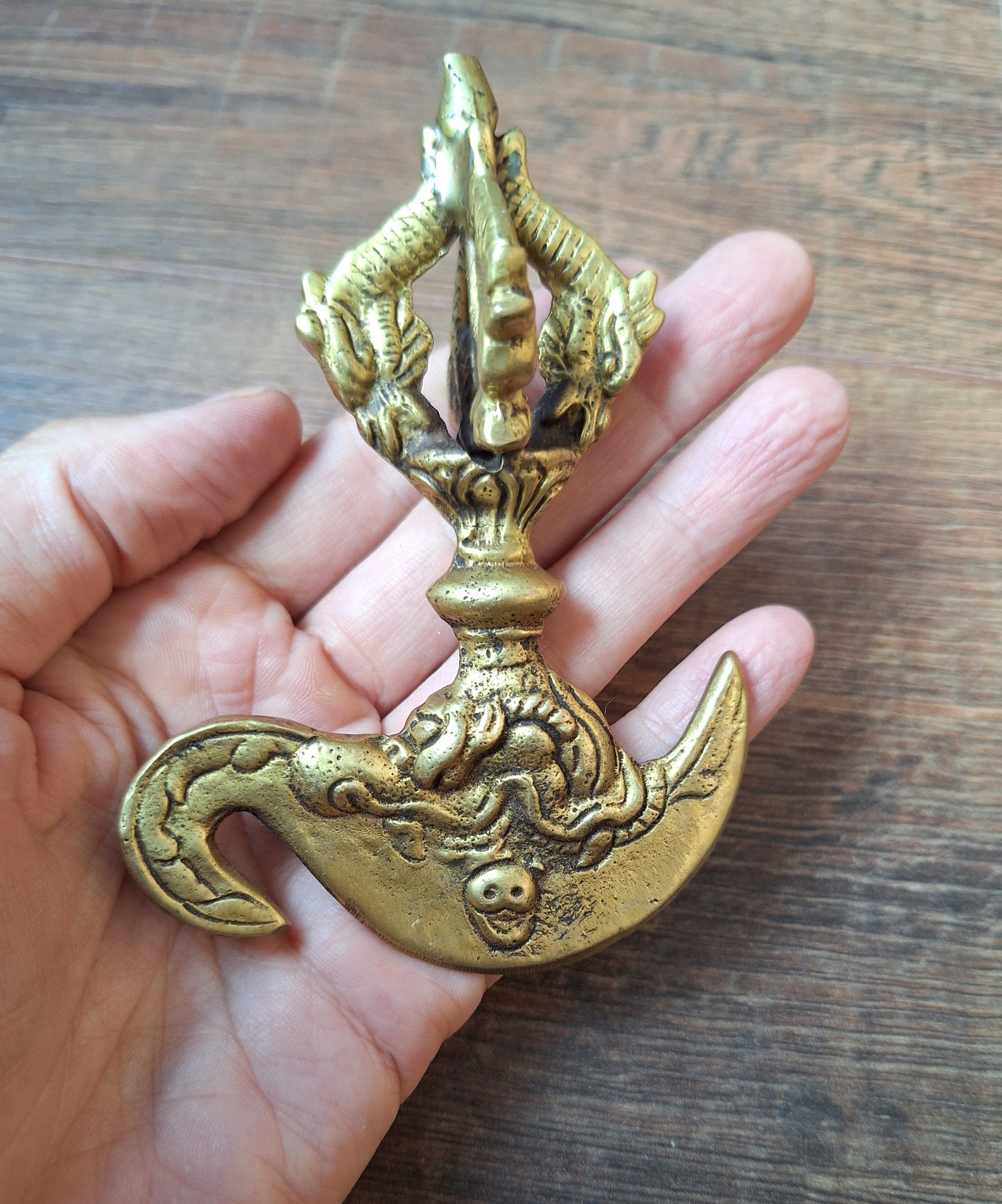 Vintage brass kartika