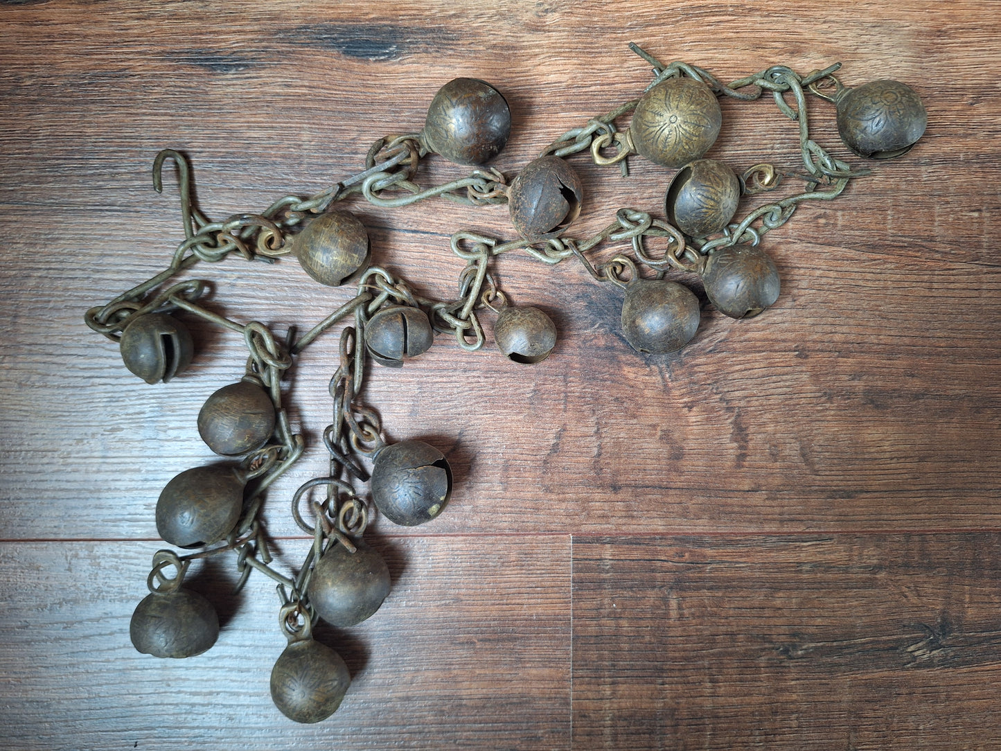 Old Nepalese shamanic bell chain