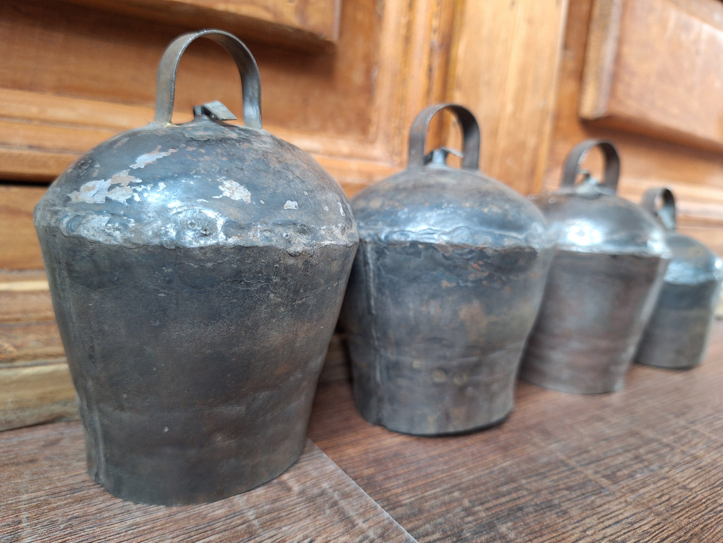 Vintage Nepalese iron yak bells