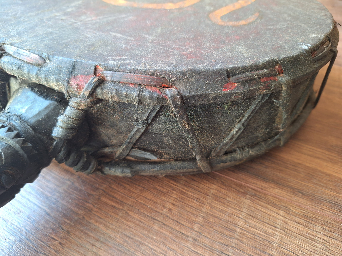 Old Nepalese dhyangro drum #10