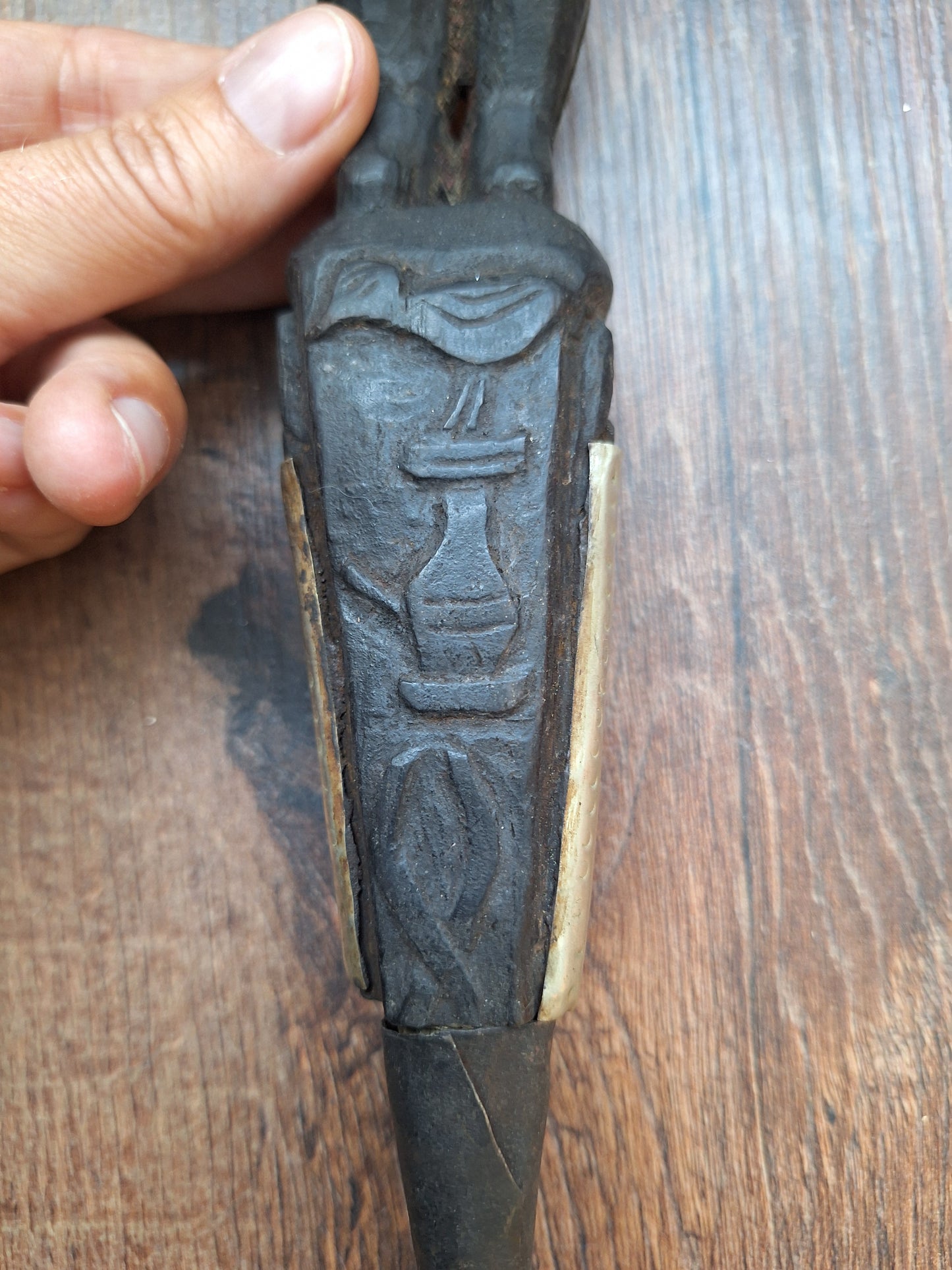 Antique wooden phurba #49