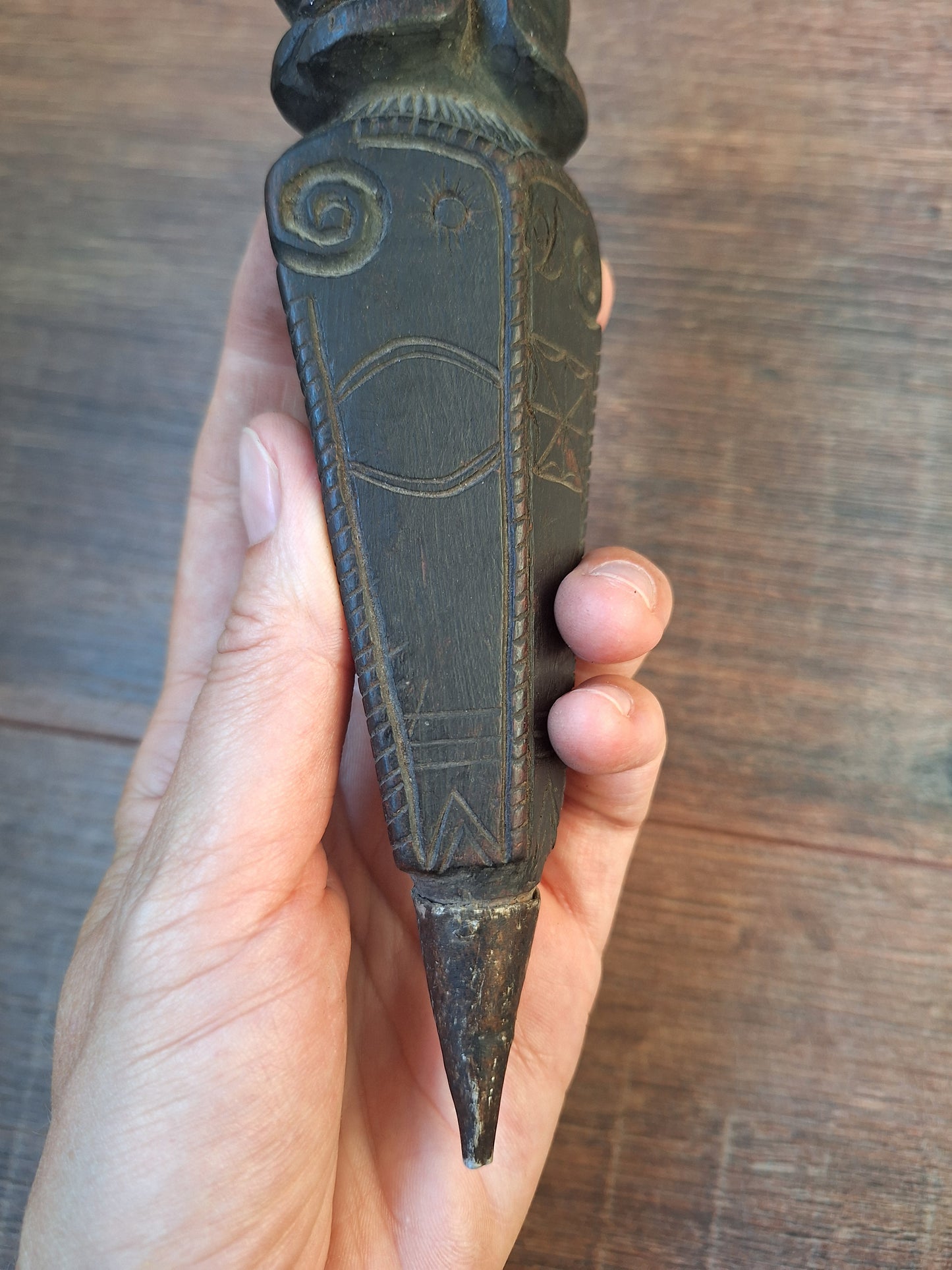 Old wooden phurba #53
