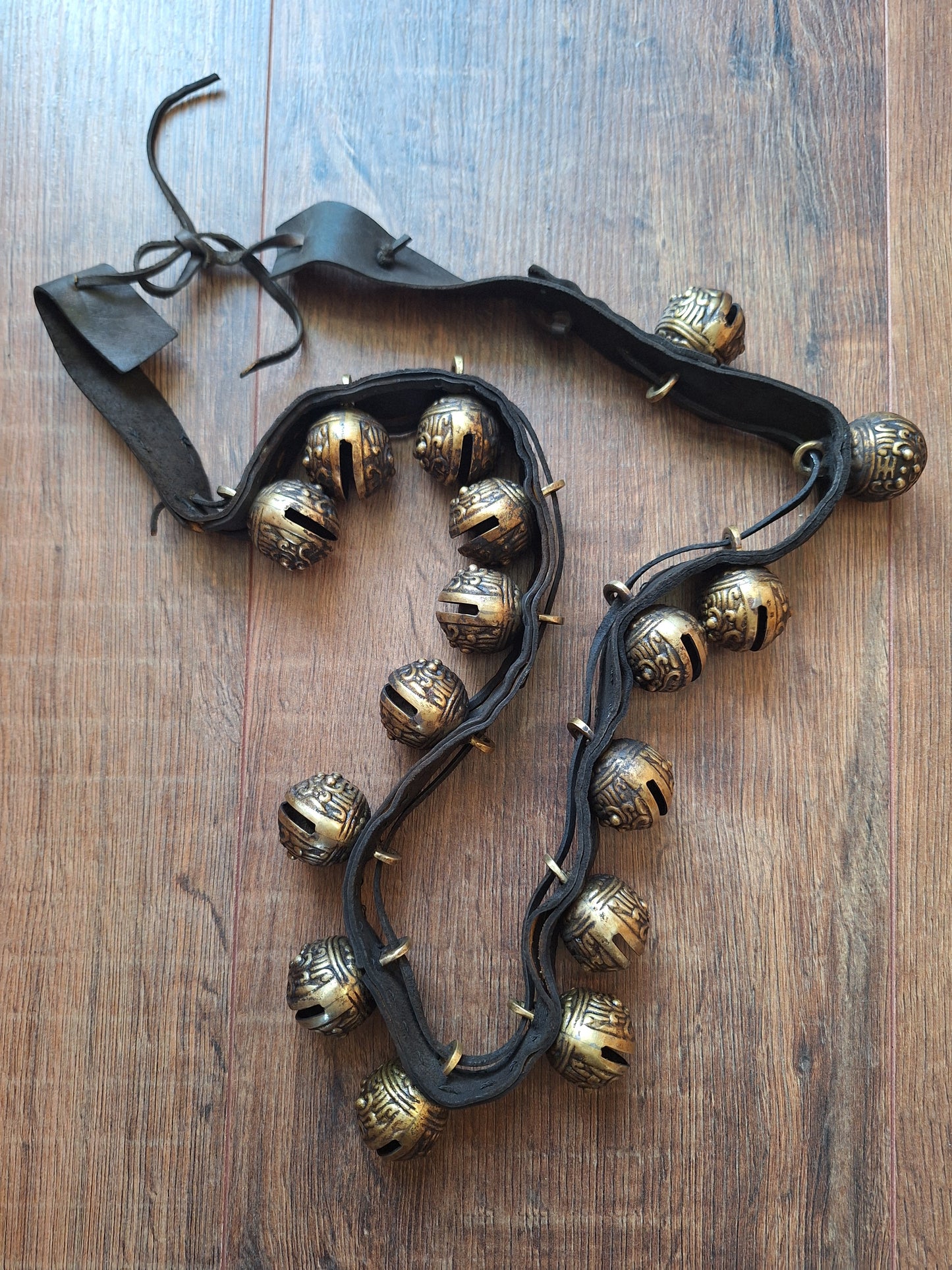 Vintage Himalayan bell strap #6