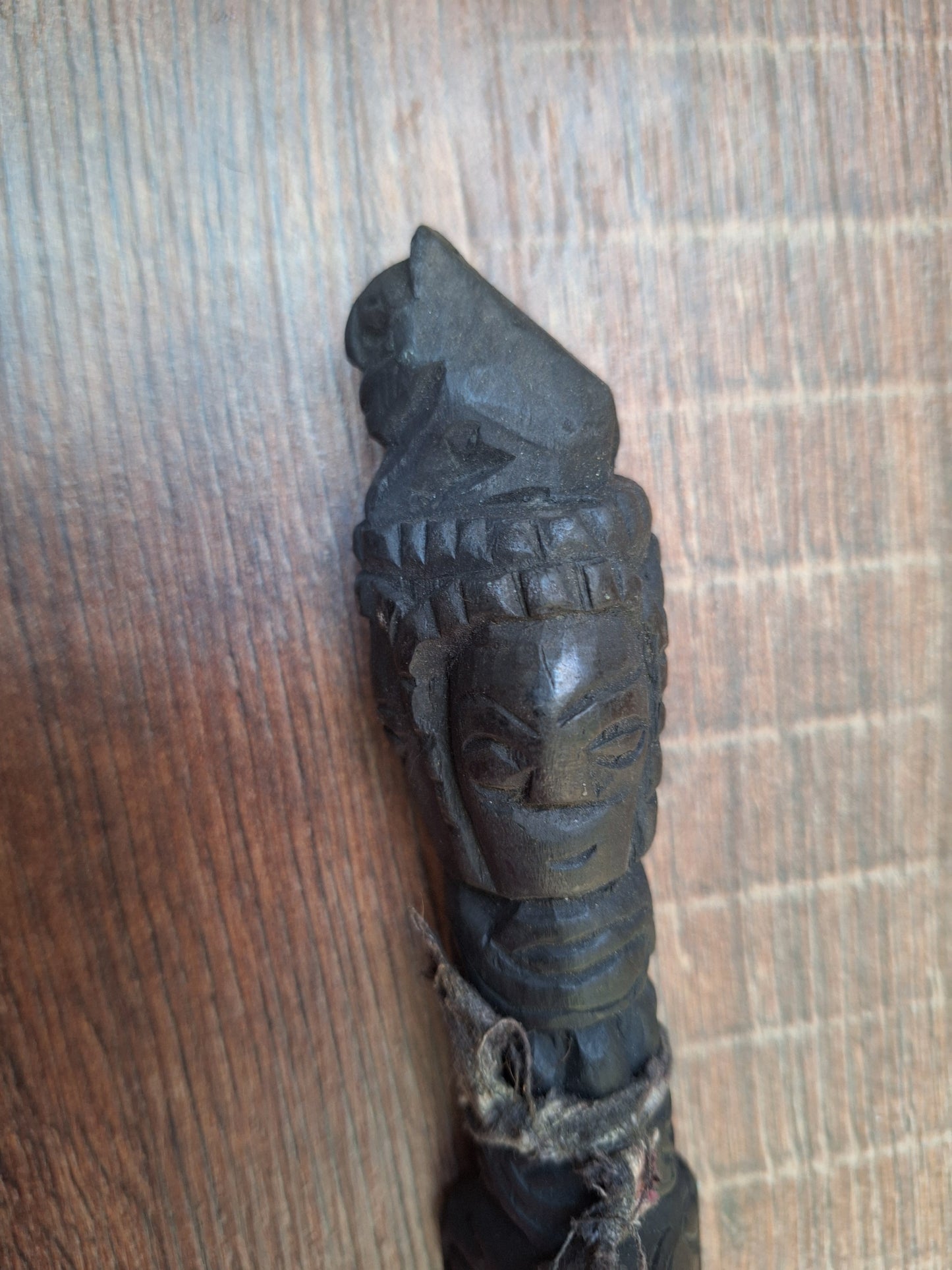 Antique wooden phurba #46