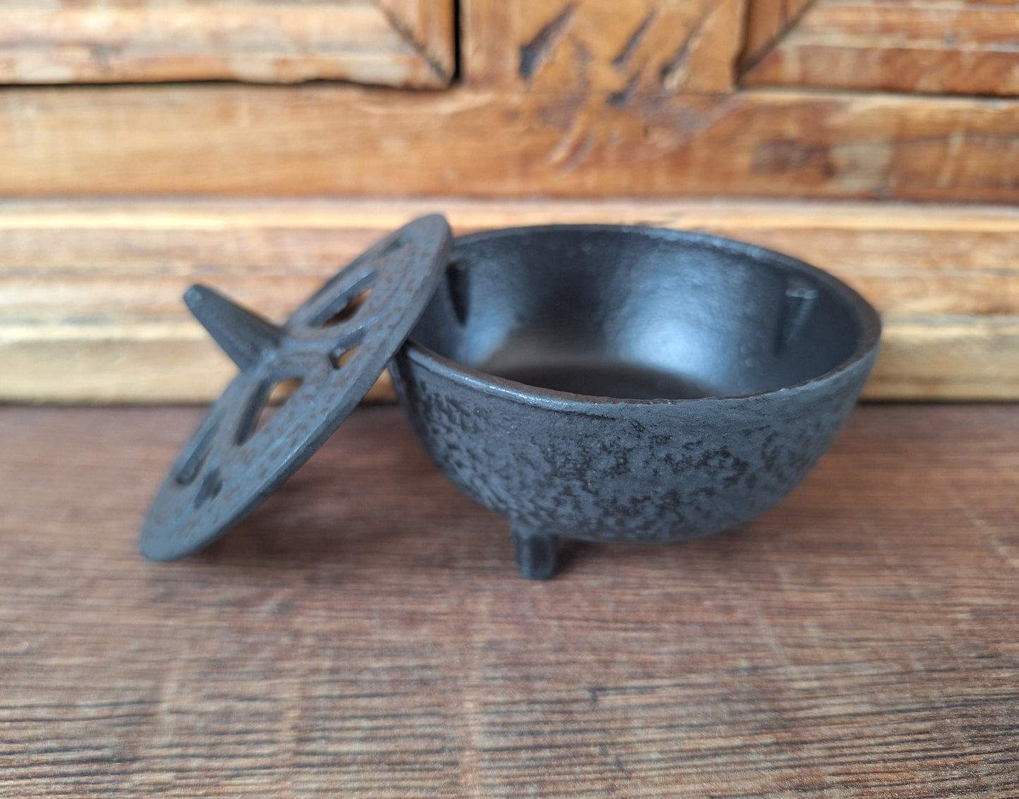 Cast iron incense burner