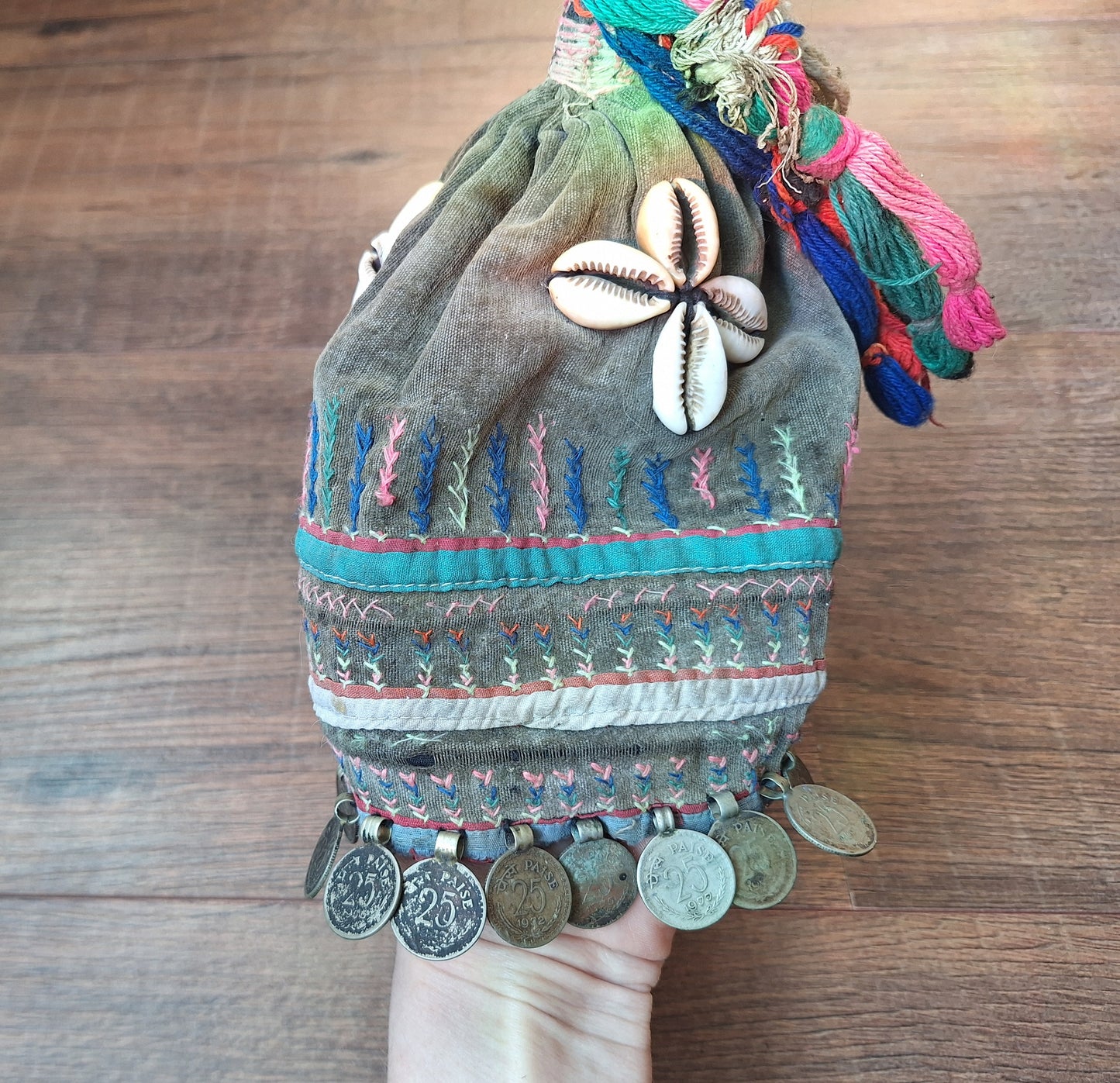 Vintage Nepalese Magar tribal children's hat