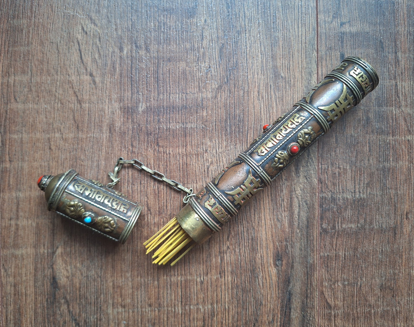 Vintage Tibetan incense holder