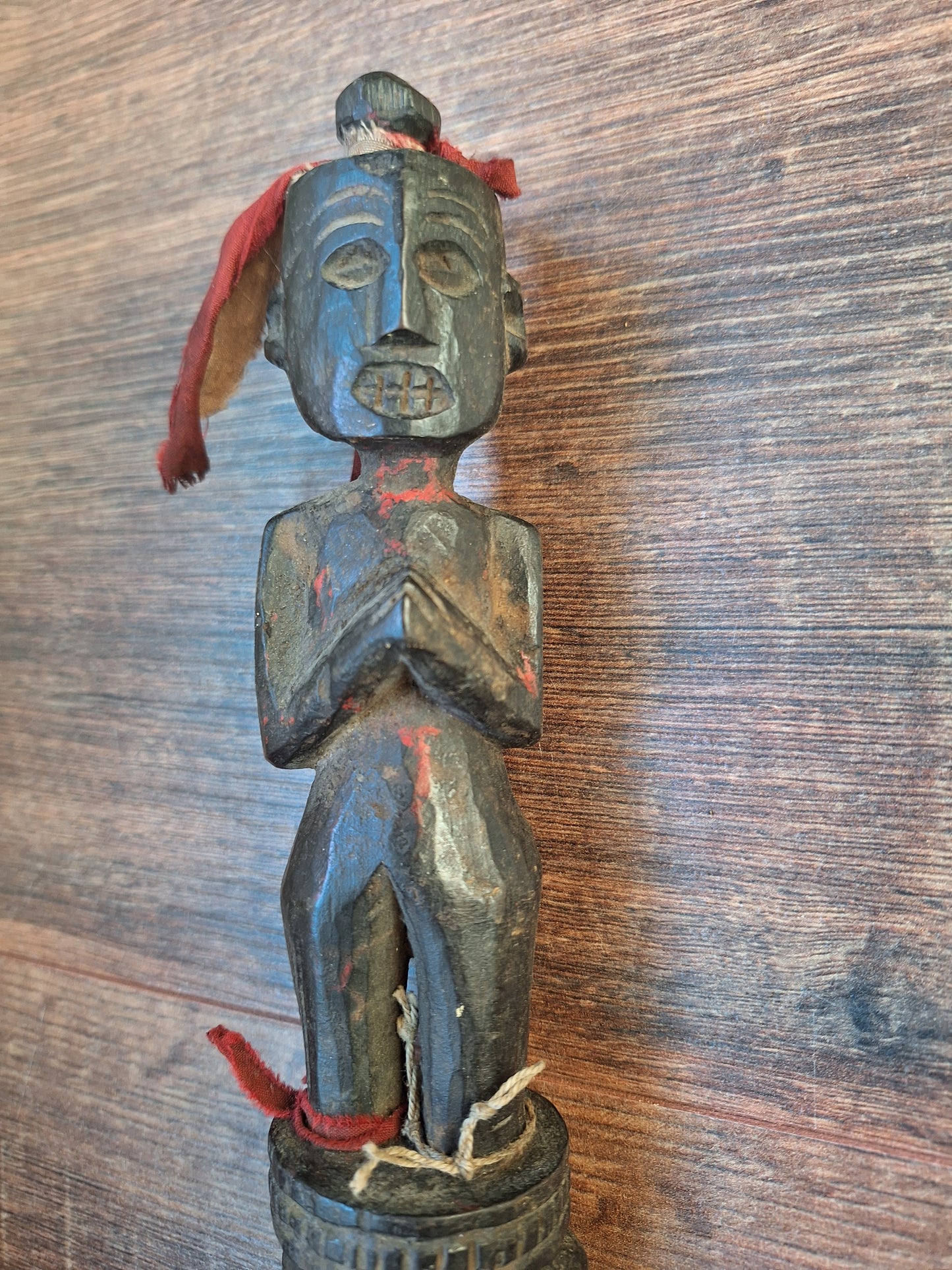 Antique wooden phurba #54
