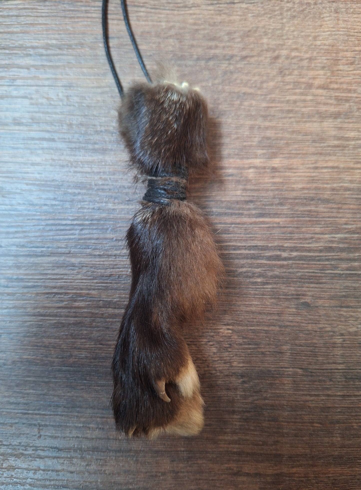 Fox paw amulet necklaces