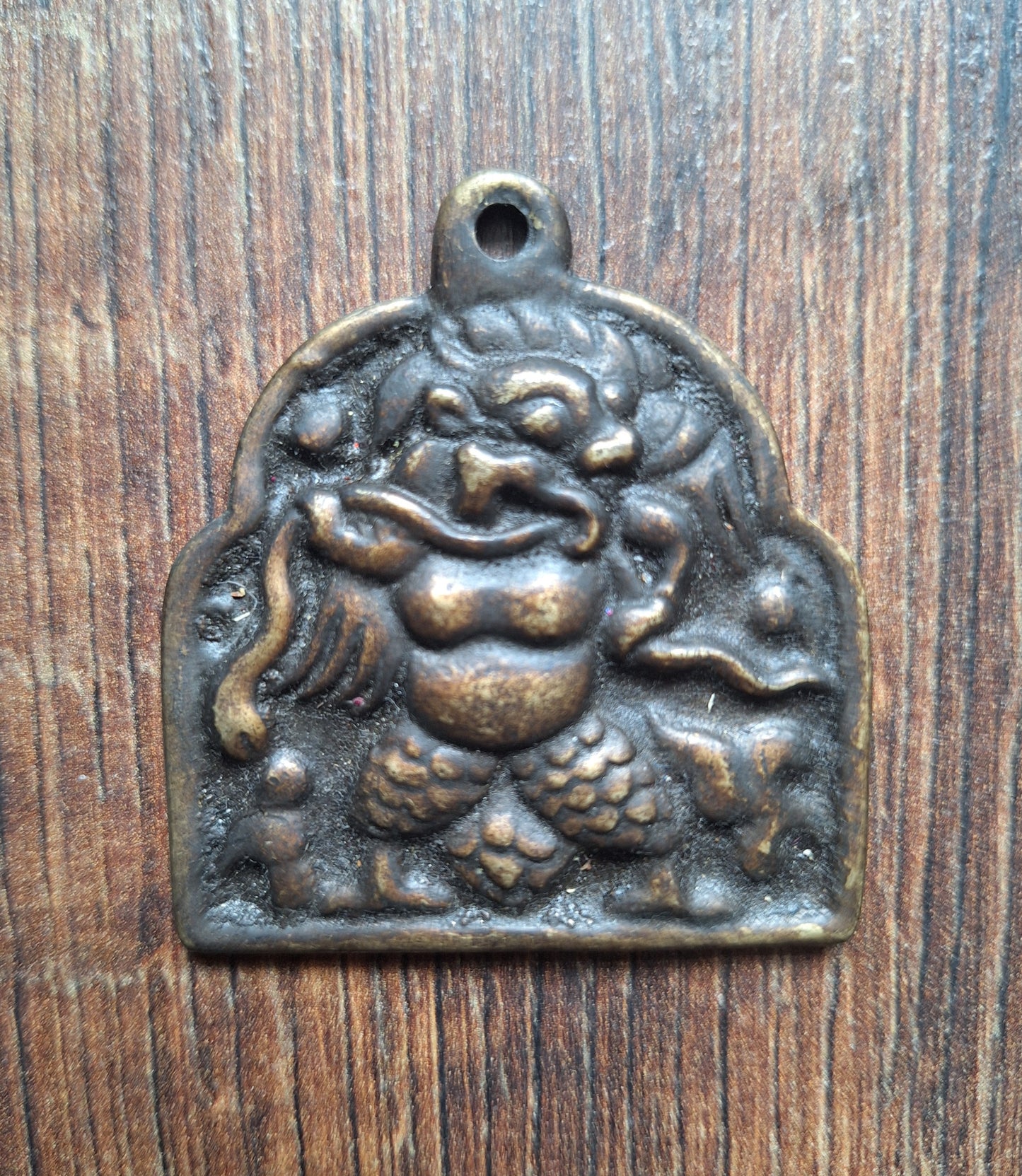 Old bronze thogchag pendant Garuda