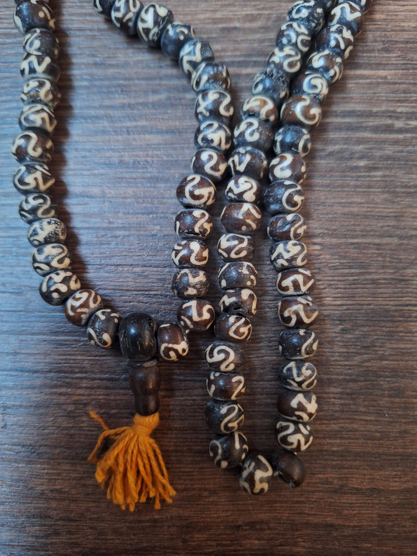 Vintage yak bone mala