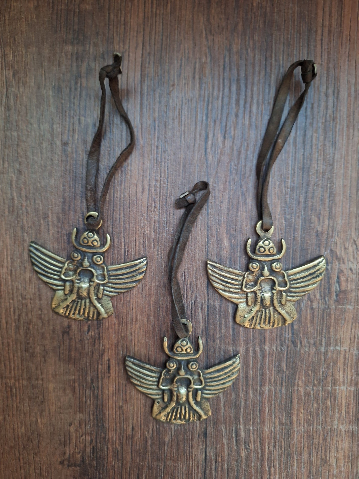 Vintage bronze thogchag pendant Garuda