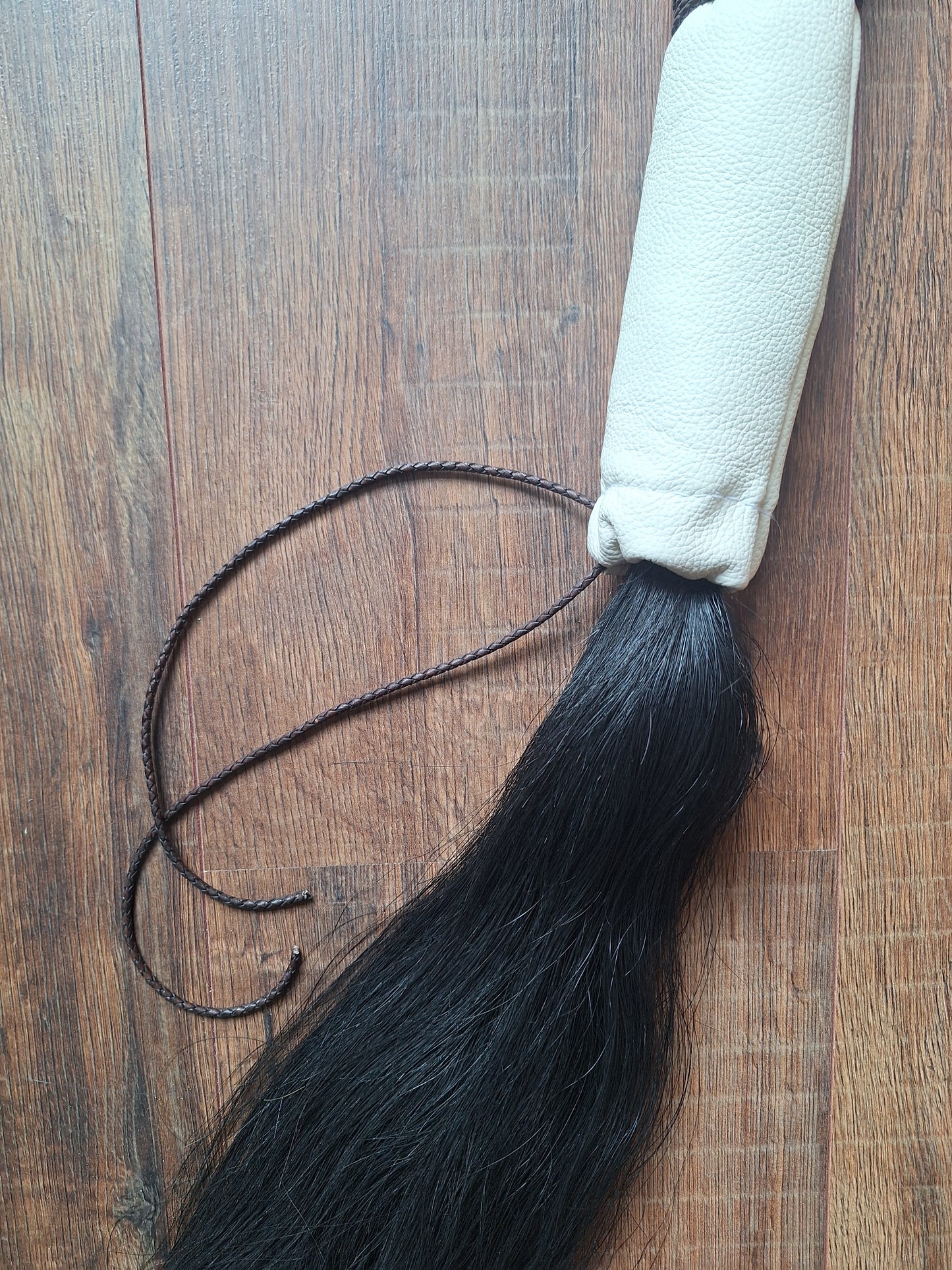Horse tail shamanic whip