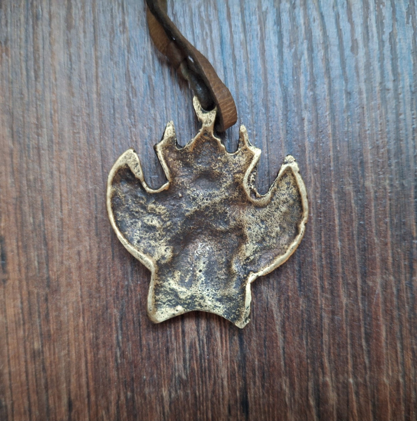 Vintage bronze thogchag pendant Garuda