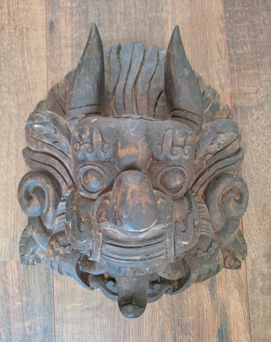 Vintage wooden Cheppu mask #2
