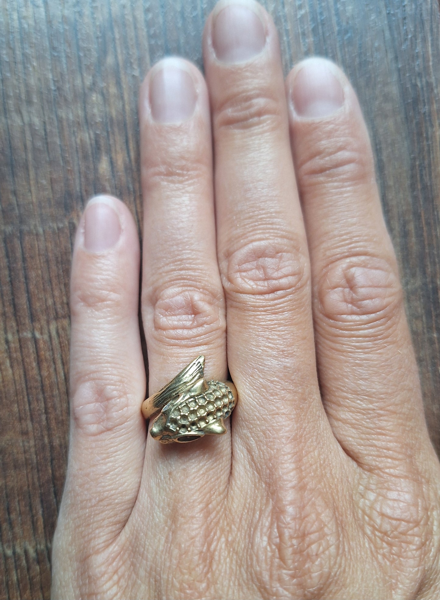 Brass ring Leopard