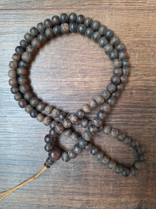 Vintage wooden mala