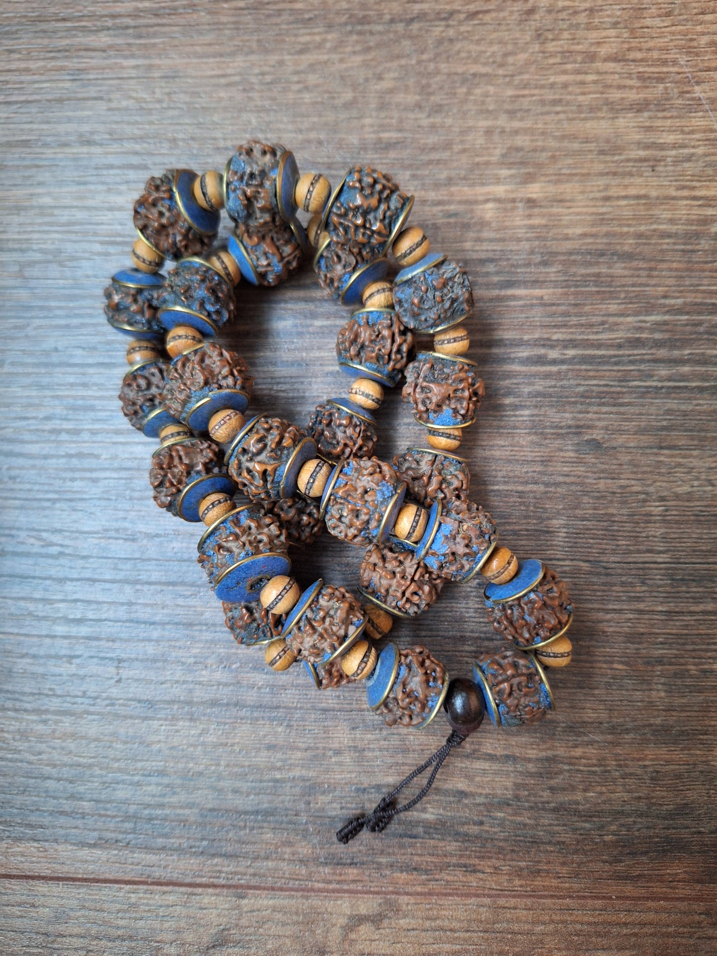Vintage Nepalese rudraksha necklace