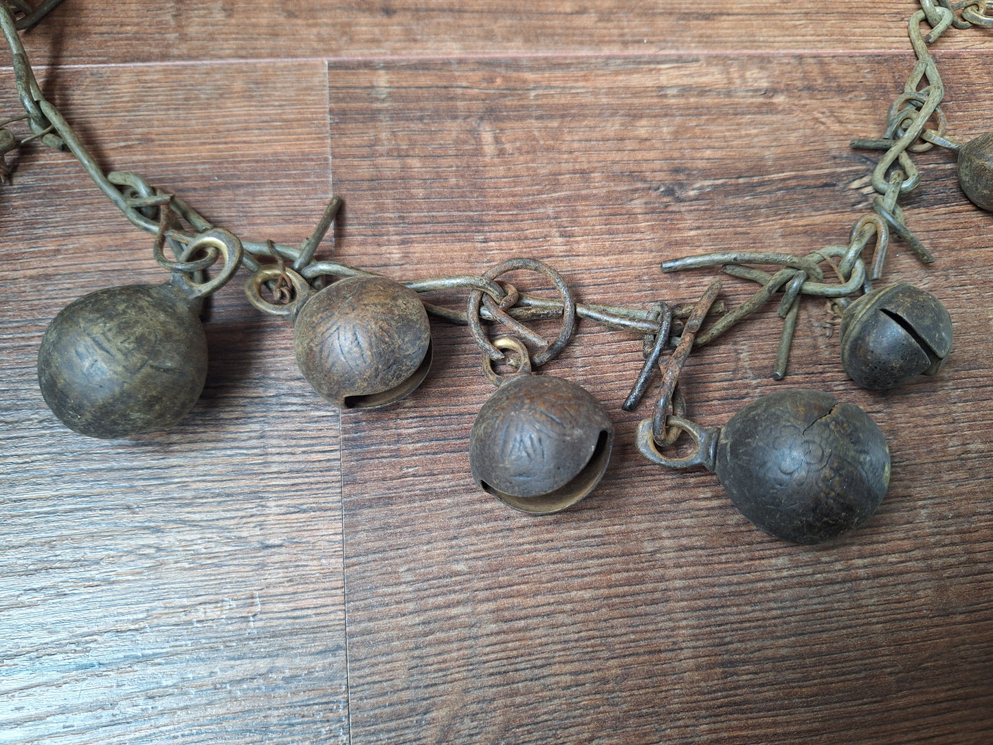 Old Nepalese shamanic bell chain