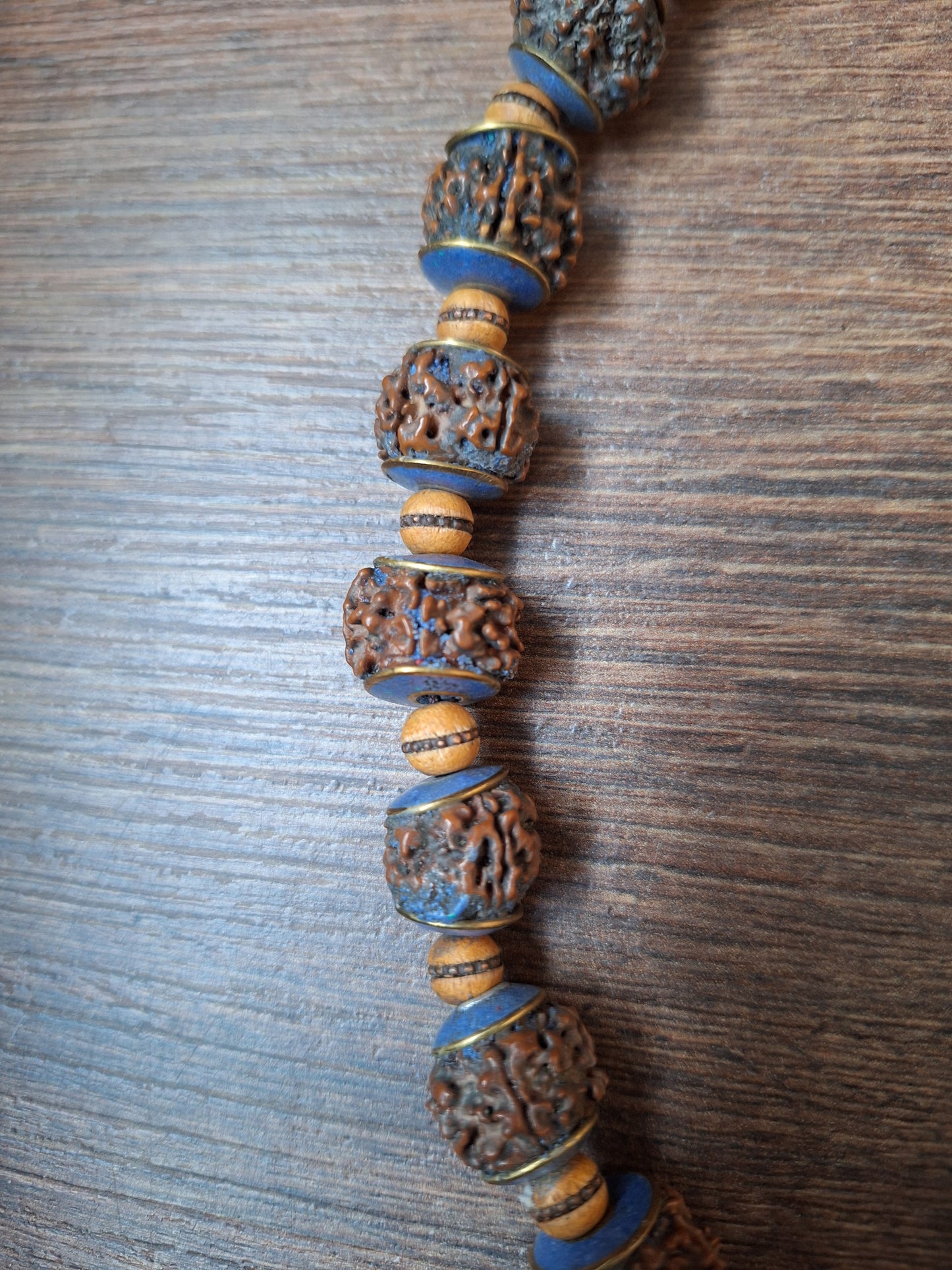 Vintage Nepalese rudraksha necklace