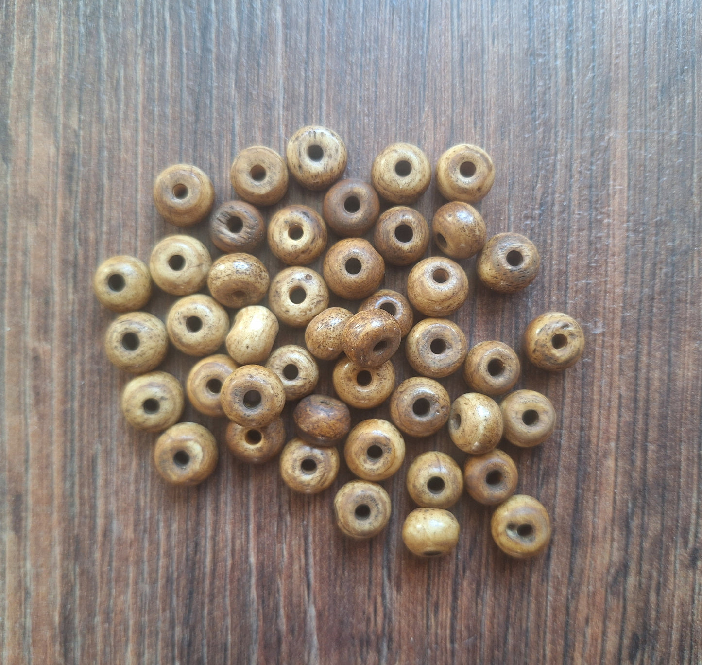 Vintage yak bone beads, set of 20
