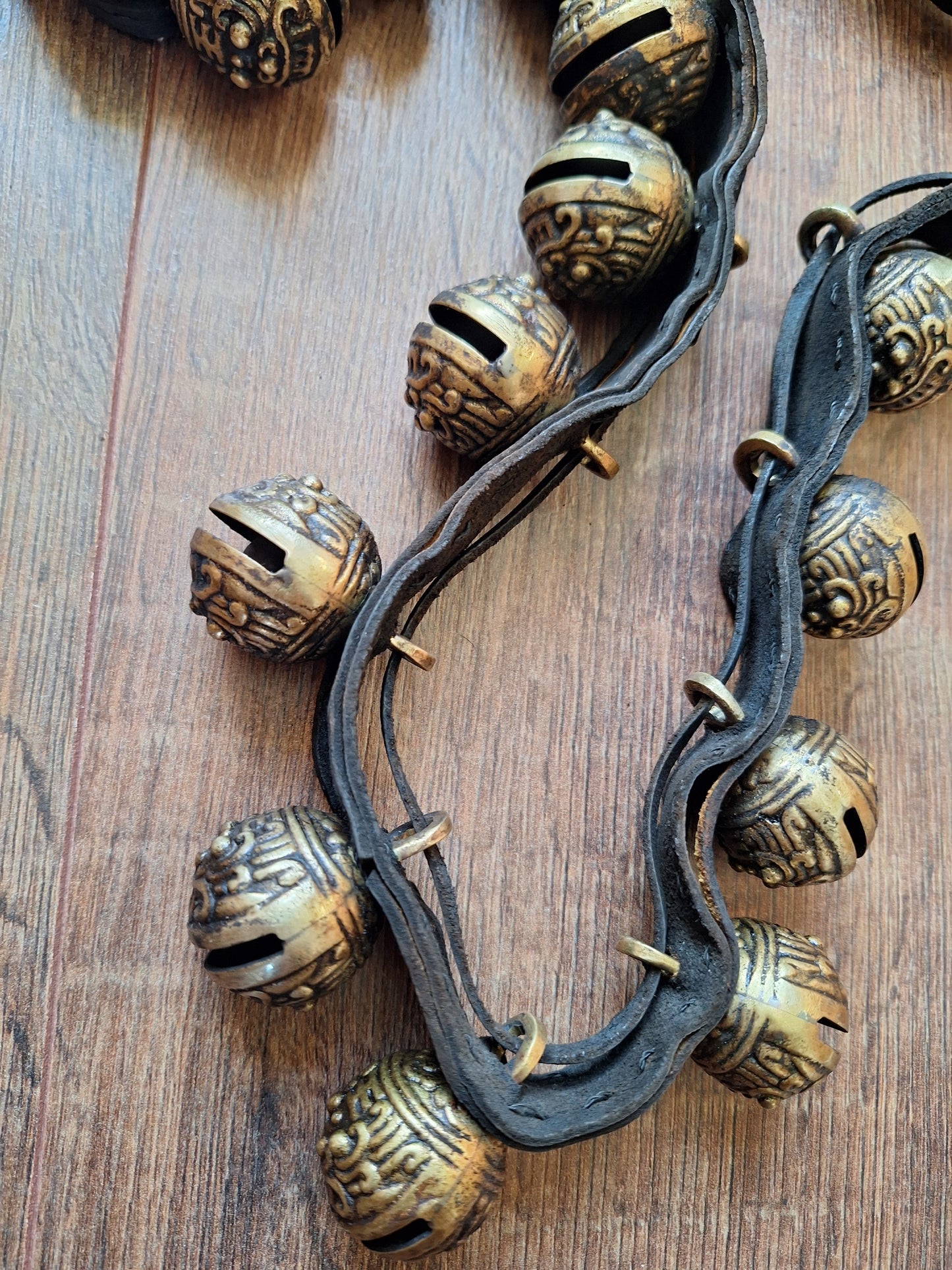 Vintage Himalayan bell strap #6