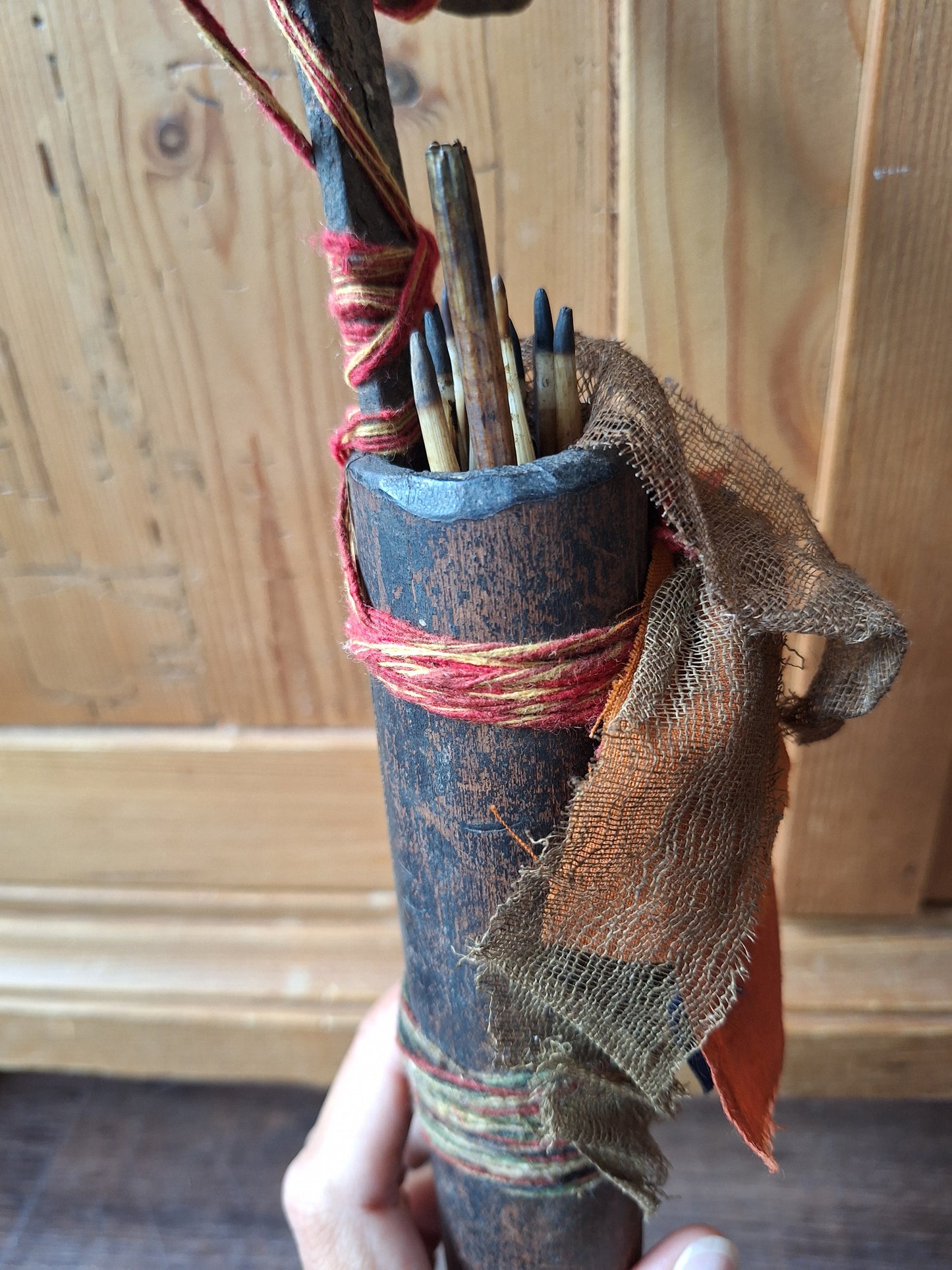 Old Nepalese shamanic trident set #3