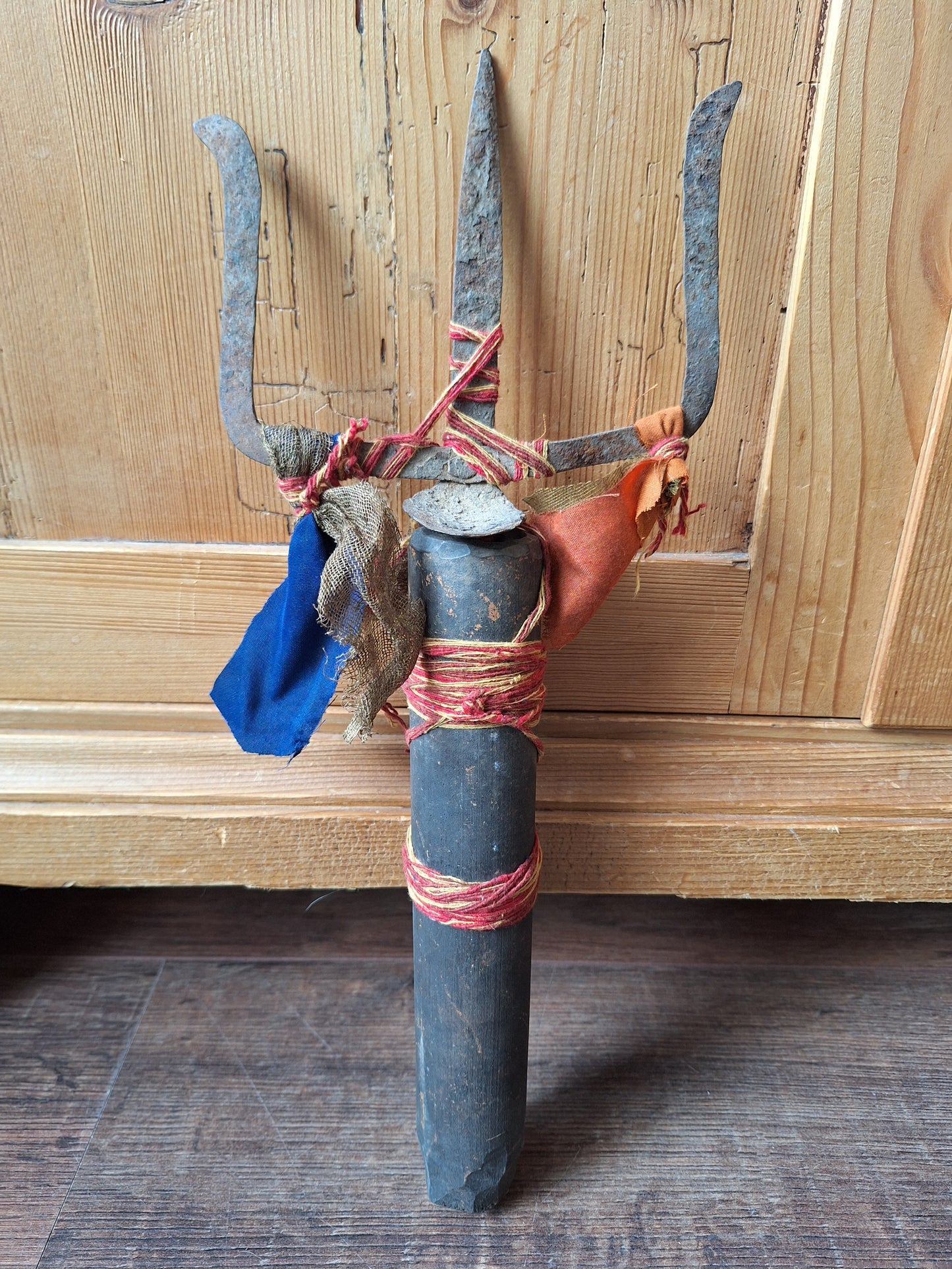 Old Nepalese shamanic trident set #2