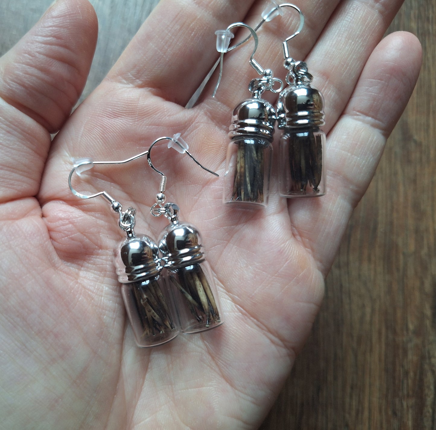 Hedgehog spikes amulet earrings