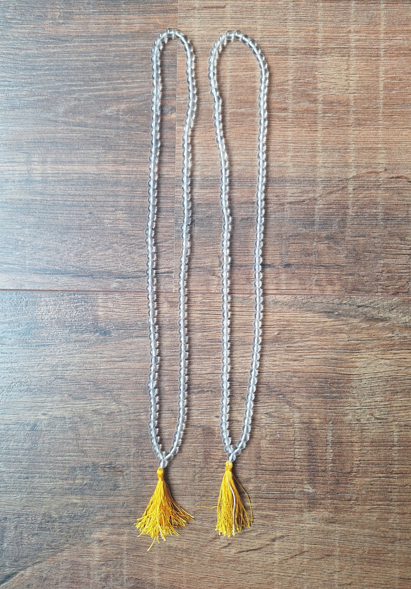 Quartz crystal mala