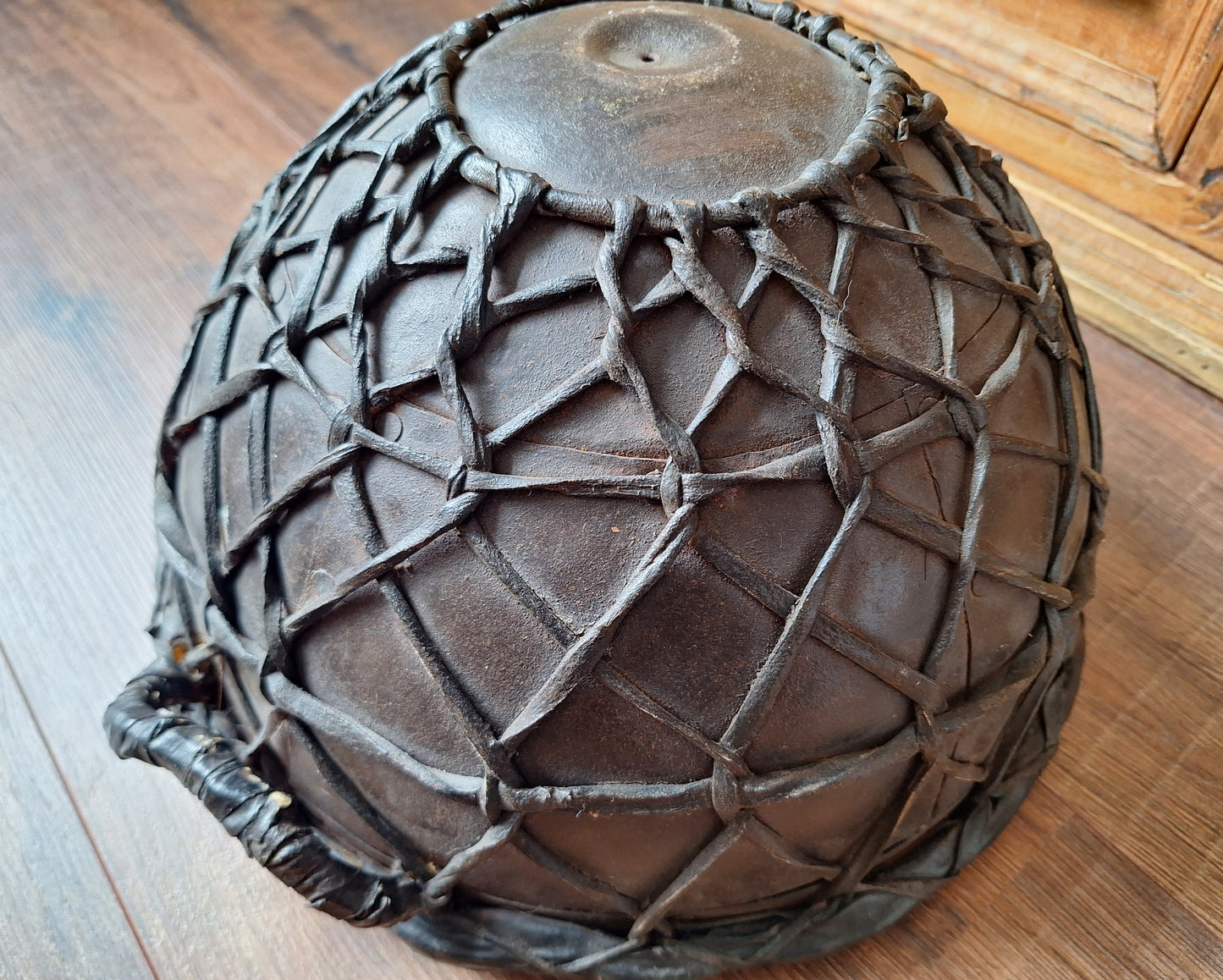 Old African traditional coptic church drum