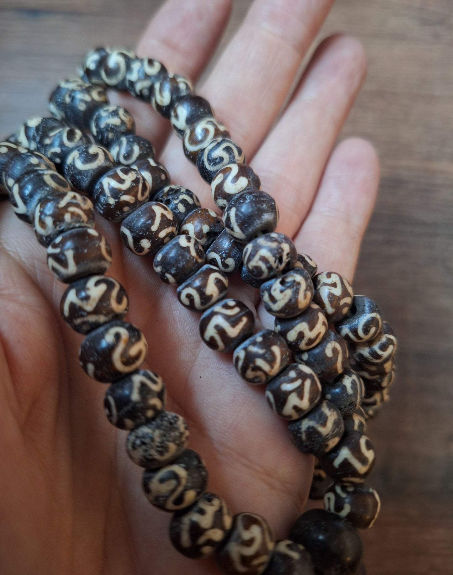 Vintage yak bone mala