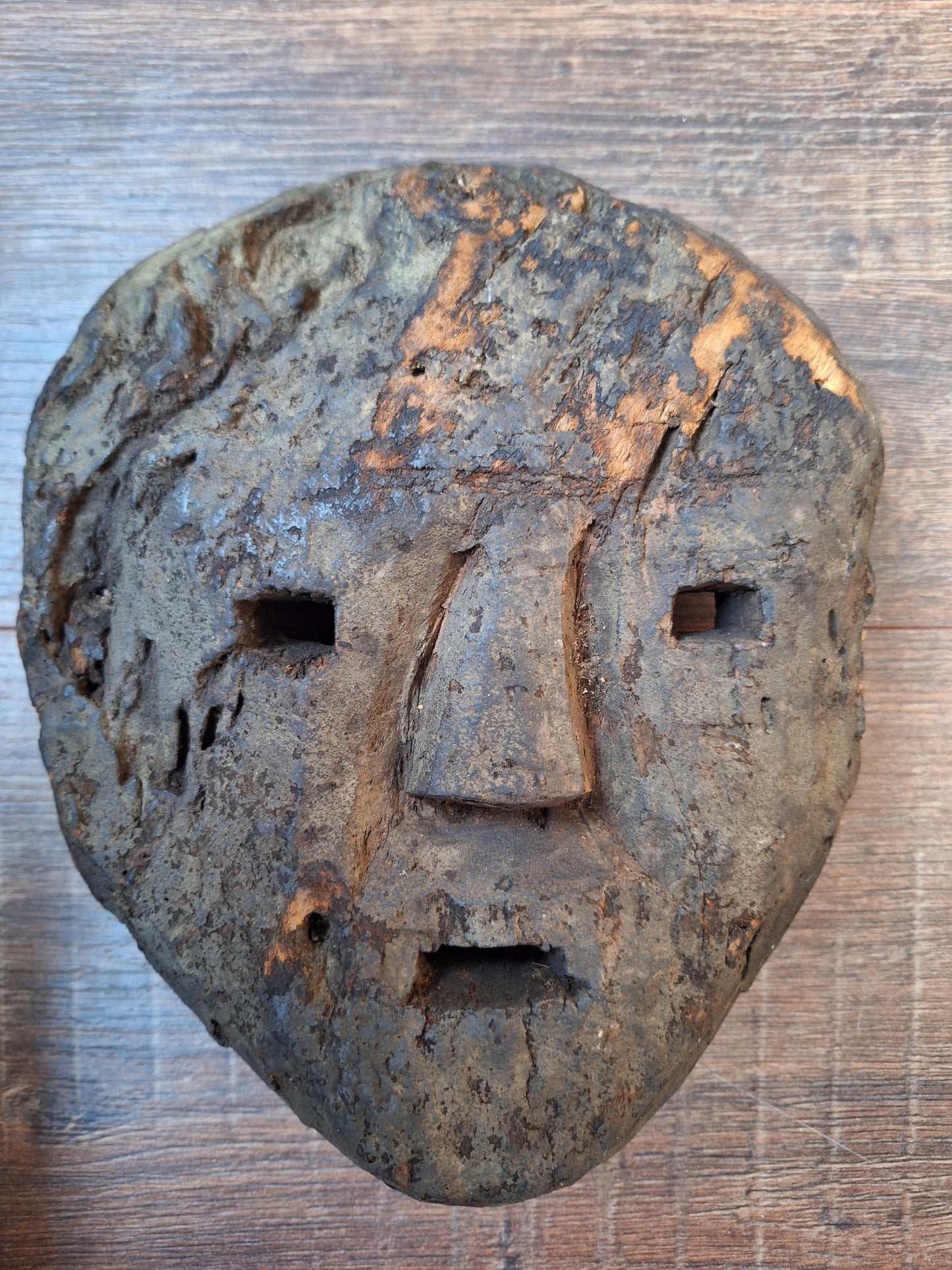 Antique Nepalese wooden mask