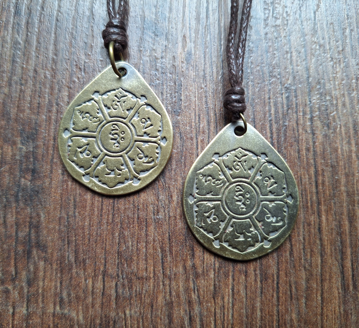 Necklace with pendant Om Mani Padme Hum