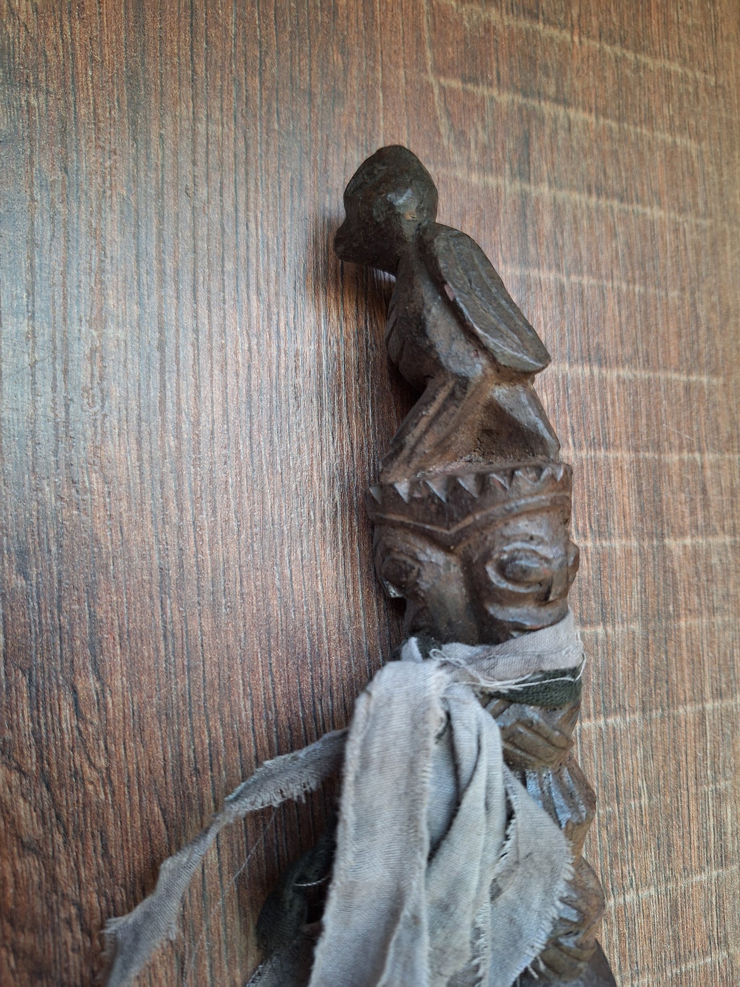 Antique wooden phurba #43