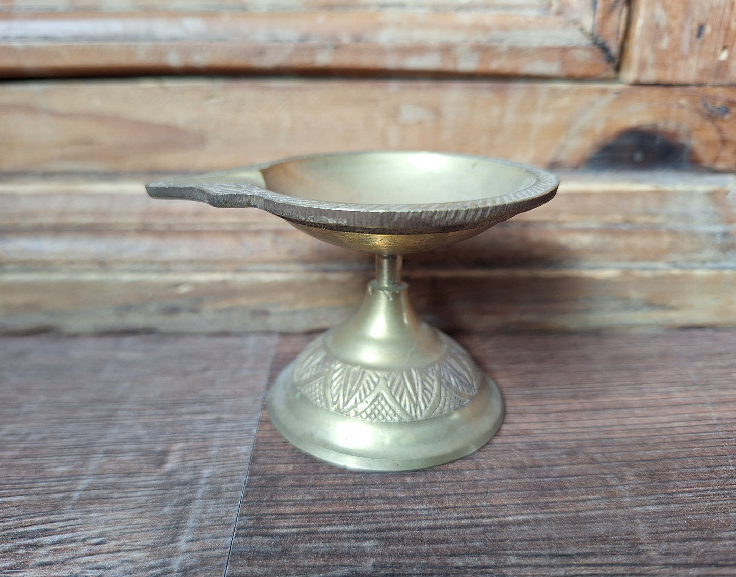 Brass oil or ghee lamp