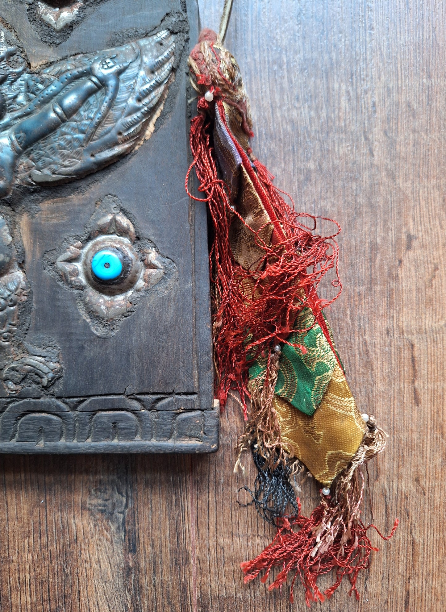 Vintage wooden wallhanger Garuda