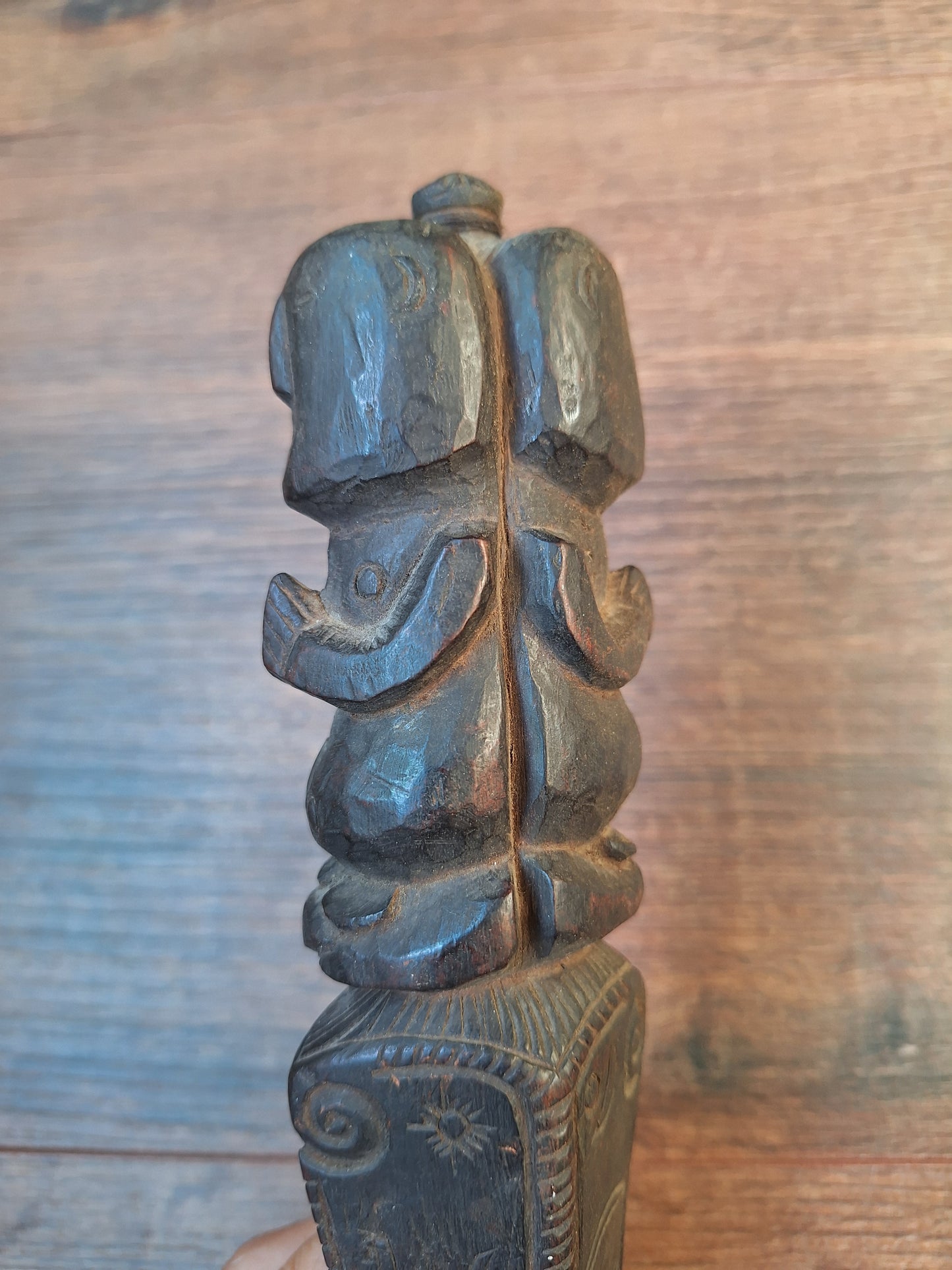 Old wooden phurba #53