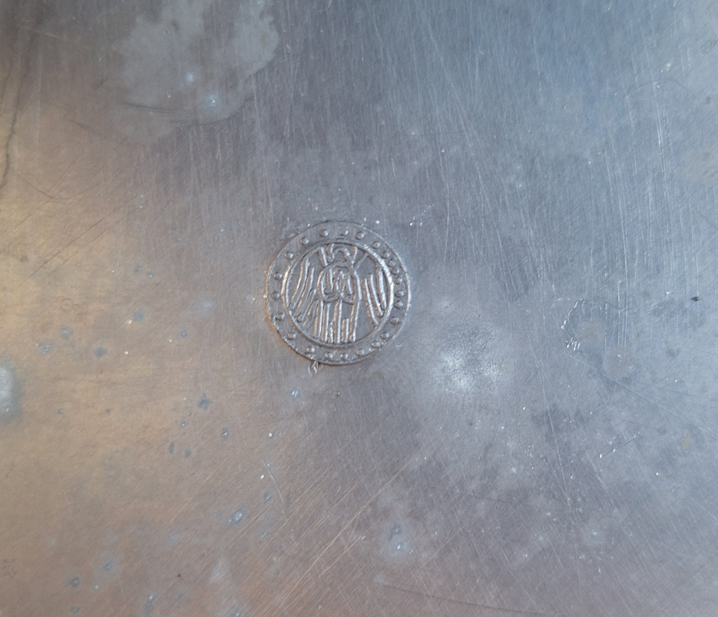Vintage pewter bowl for burning incense or herbs #3