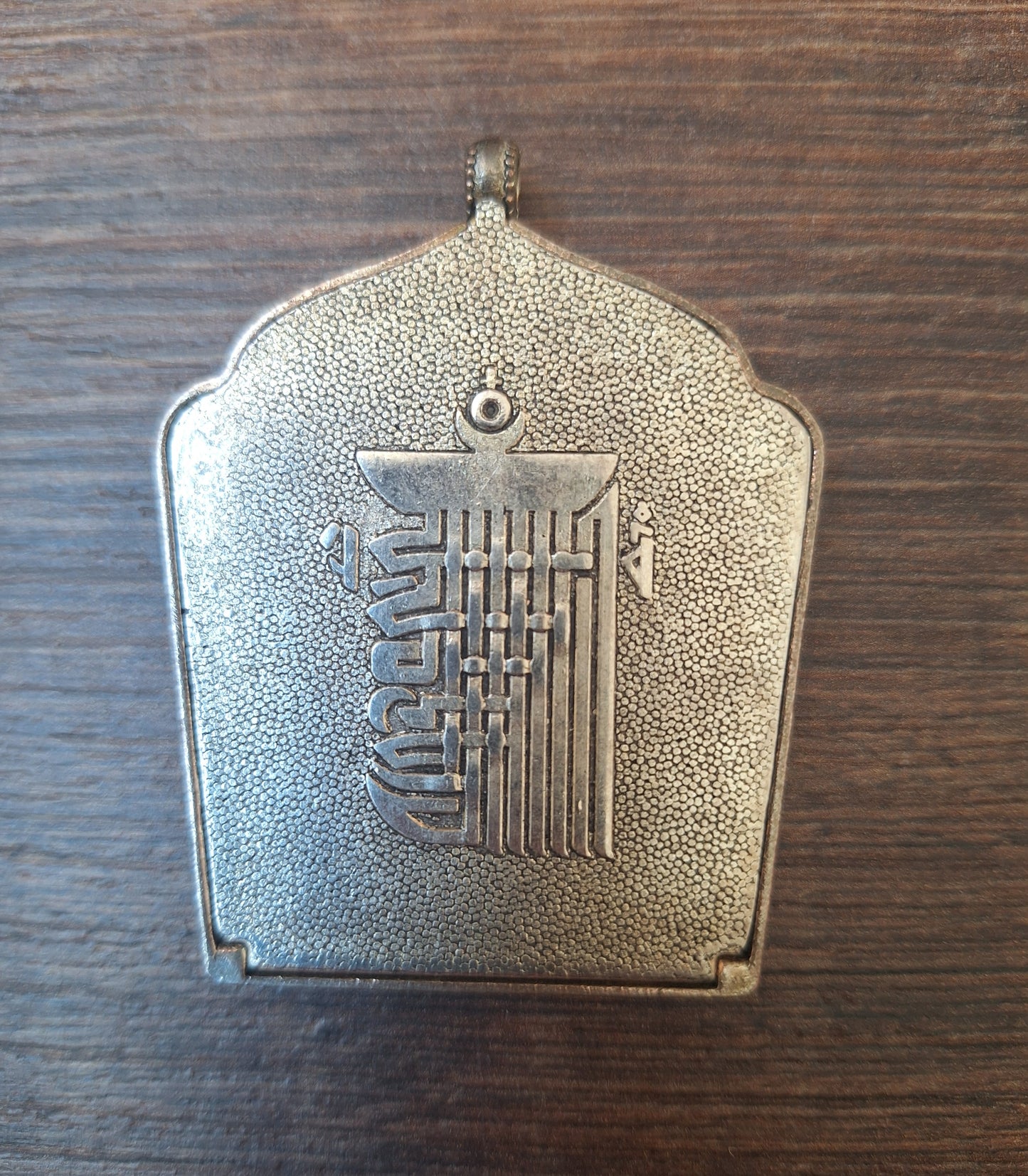 Alpaca metal Gau pendant Kubera