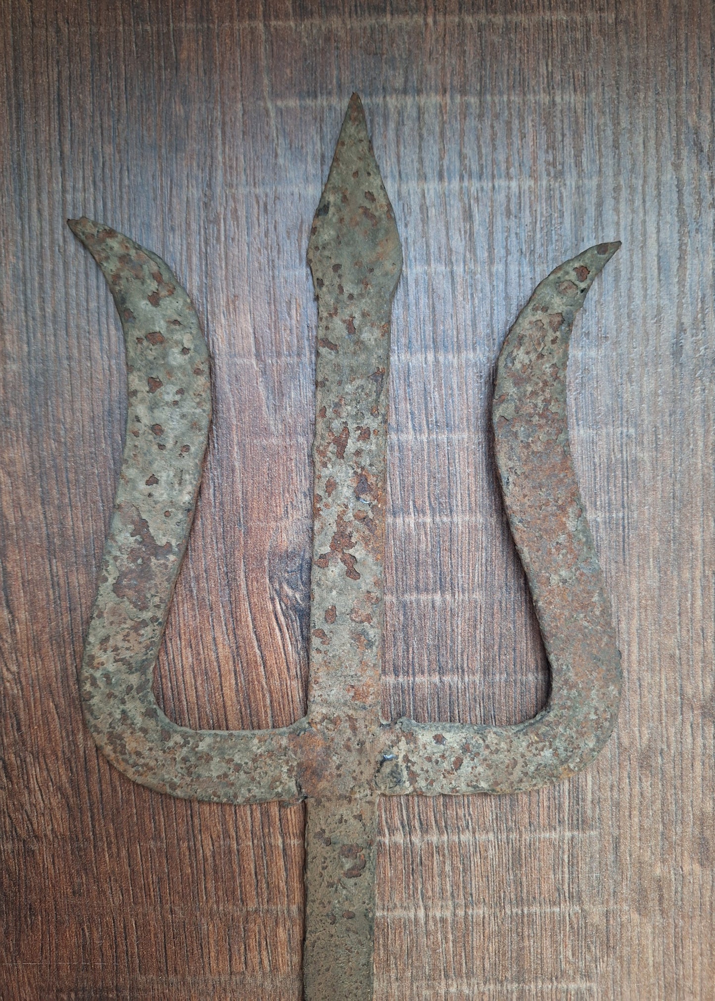 Old Nepalese iron trident 39,5 cm