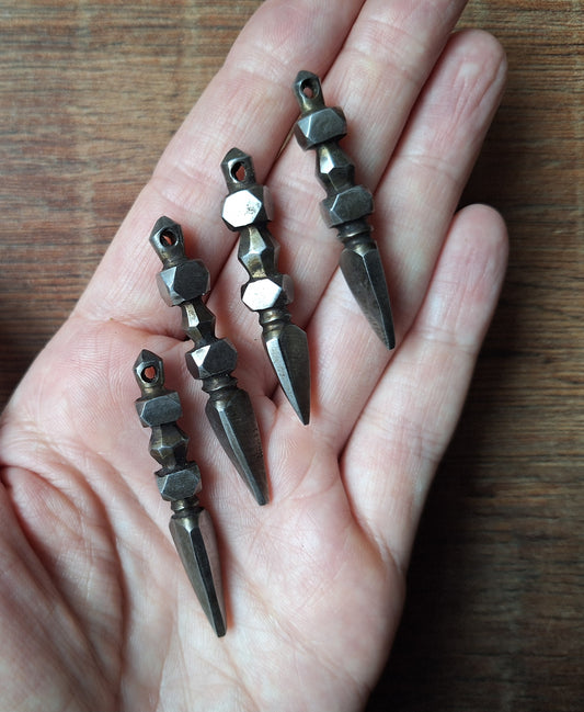 Iron phurba pendant
