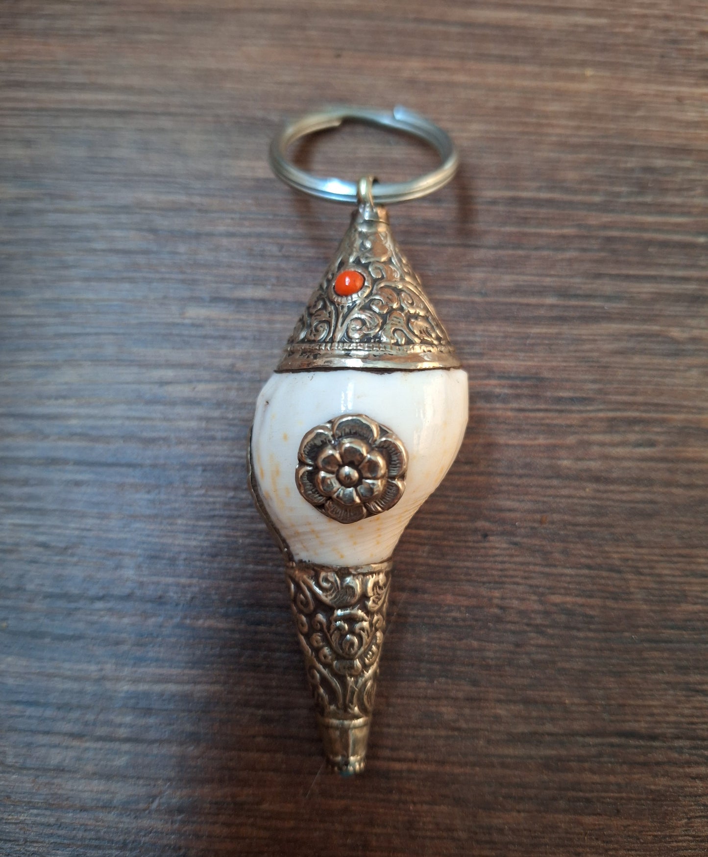 Conch shell keychains