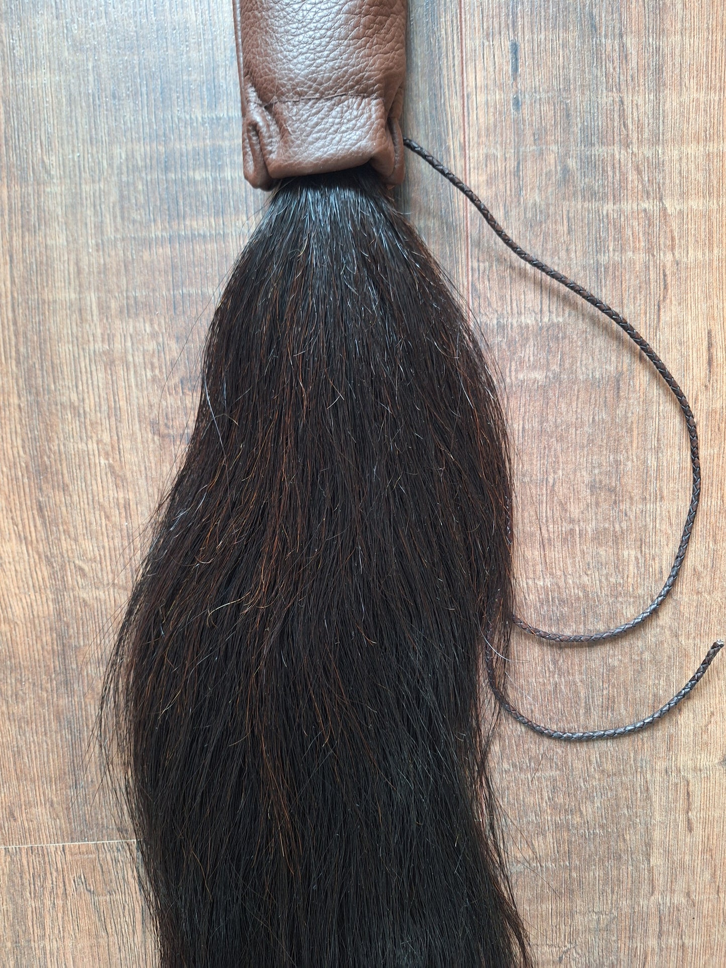 Horse tail shamanic whip