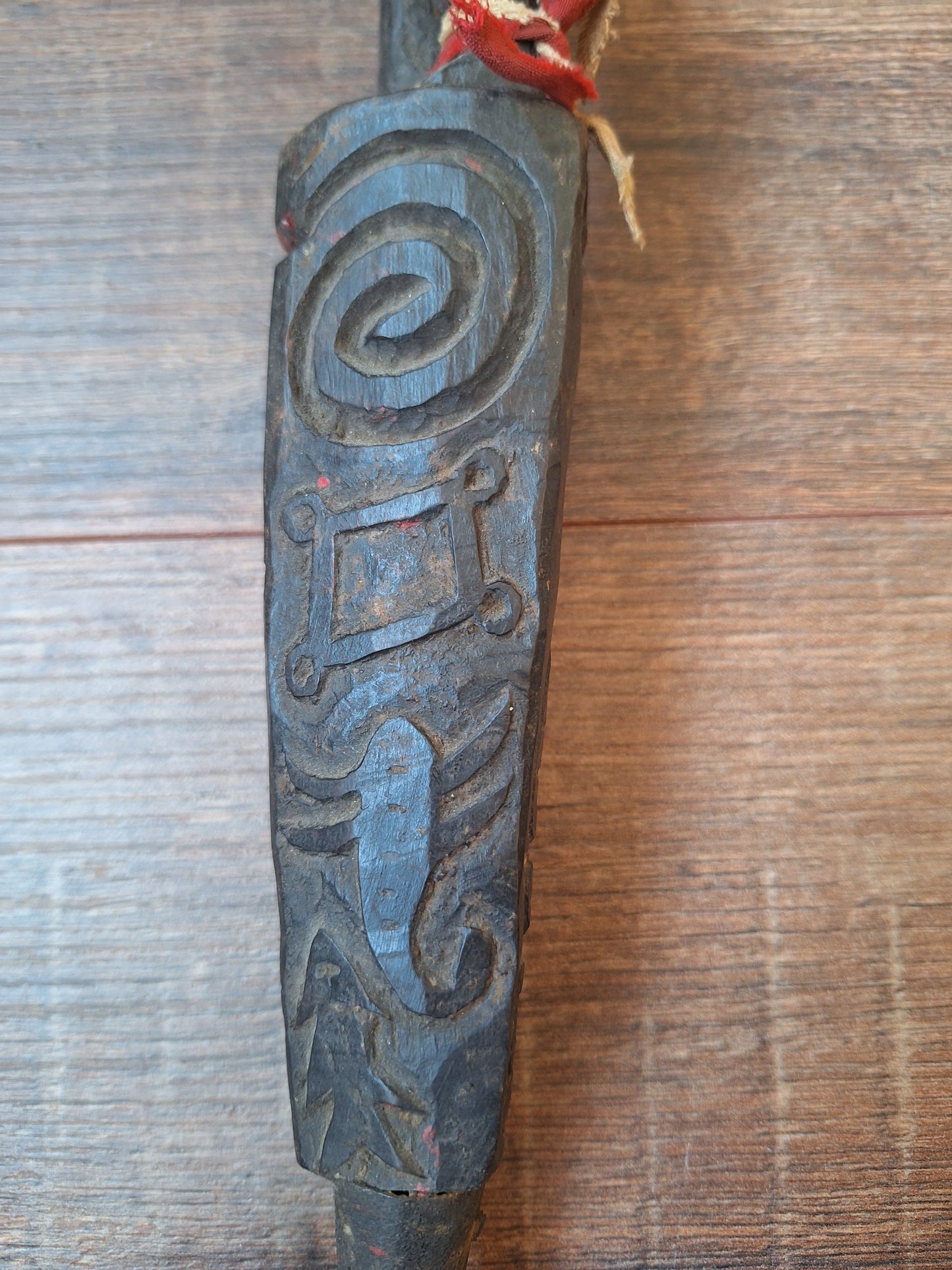 Antique wooden phurba #50